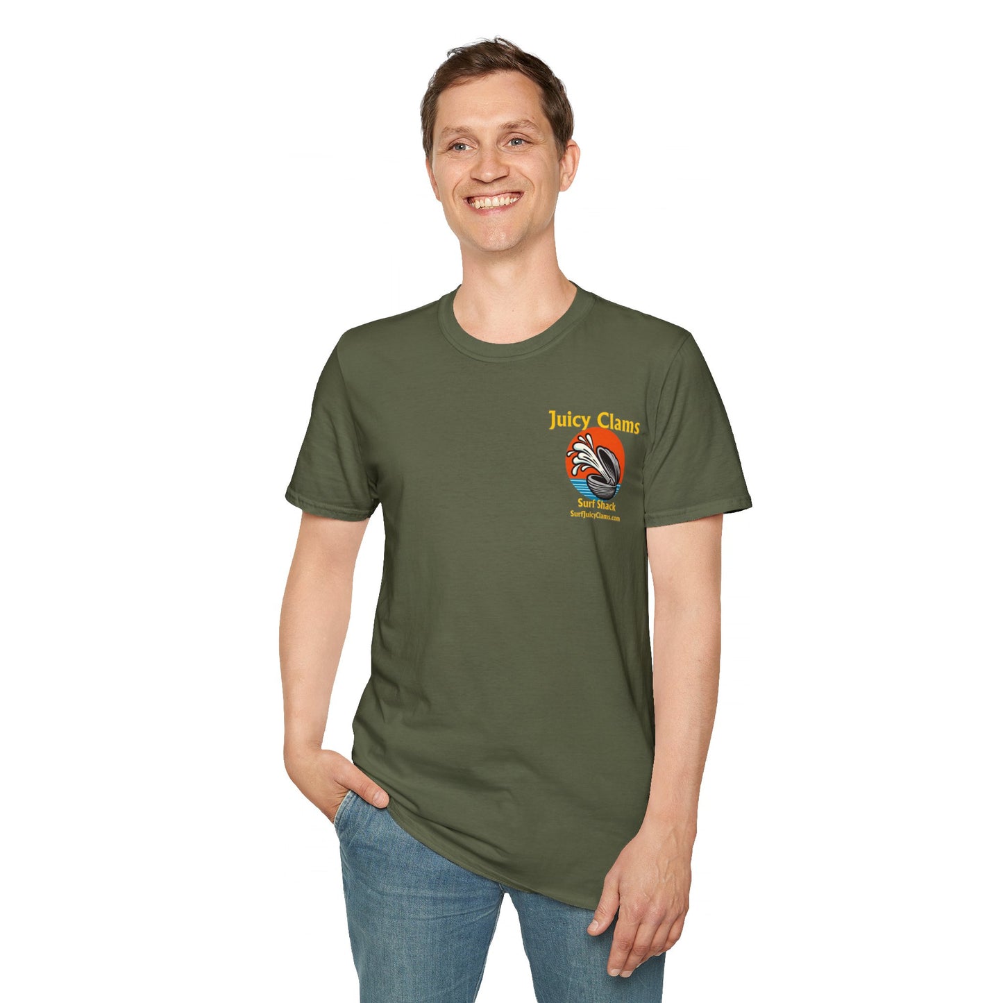 Juicy Clams Unisex Logo T-Shirt (L005)