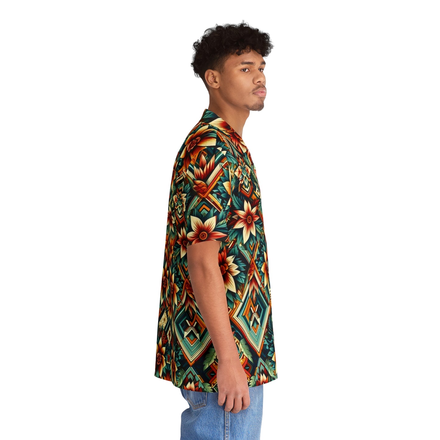 Juicy Clams Men's Hawaiian Shirt (H013)