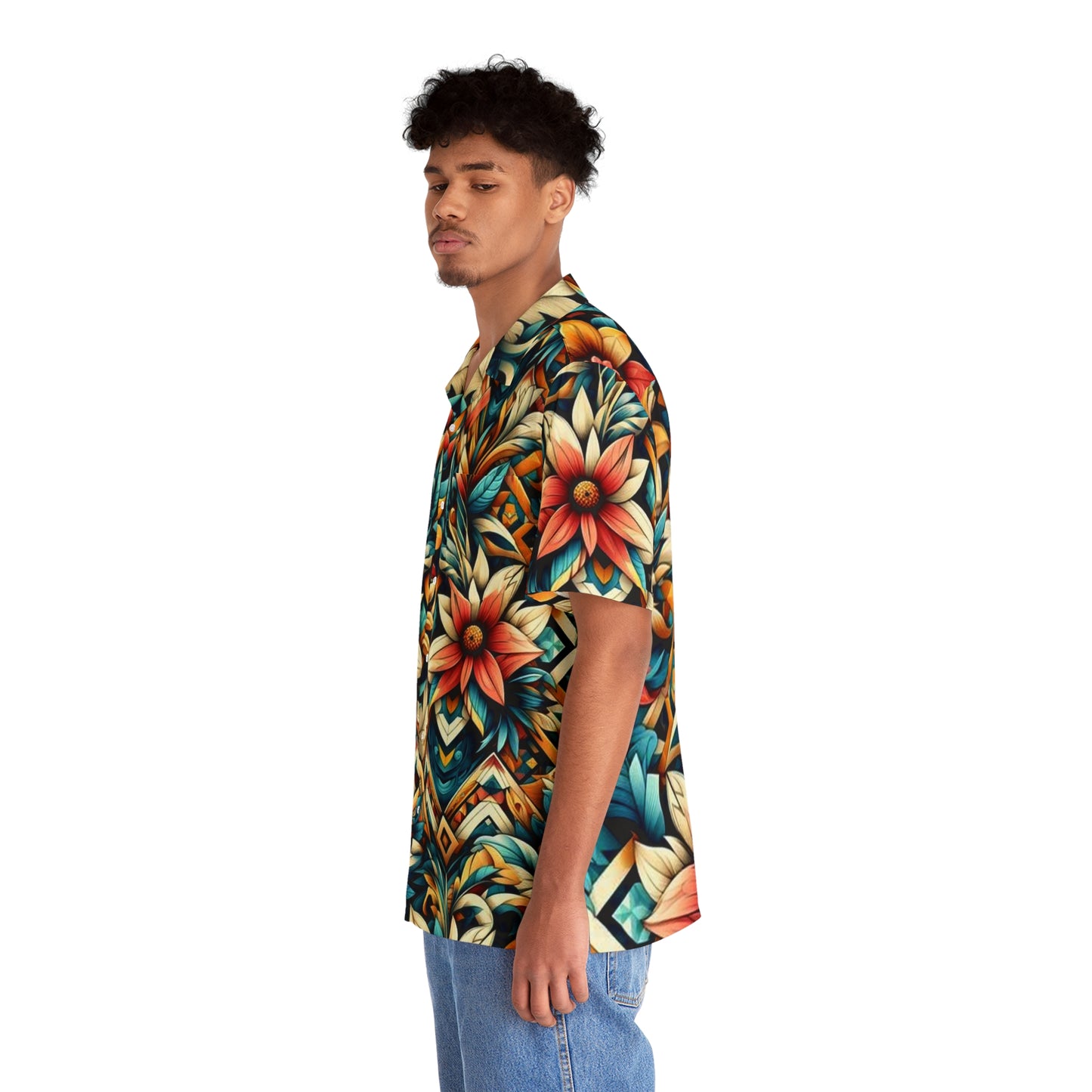Juicy Clams Men's Hawaiian Shirt (1164)
