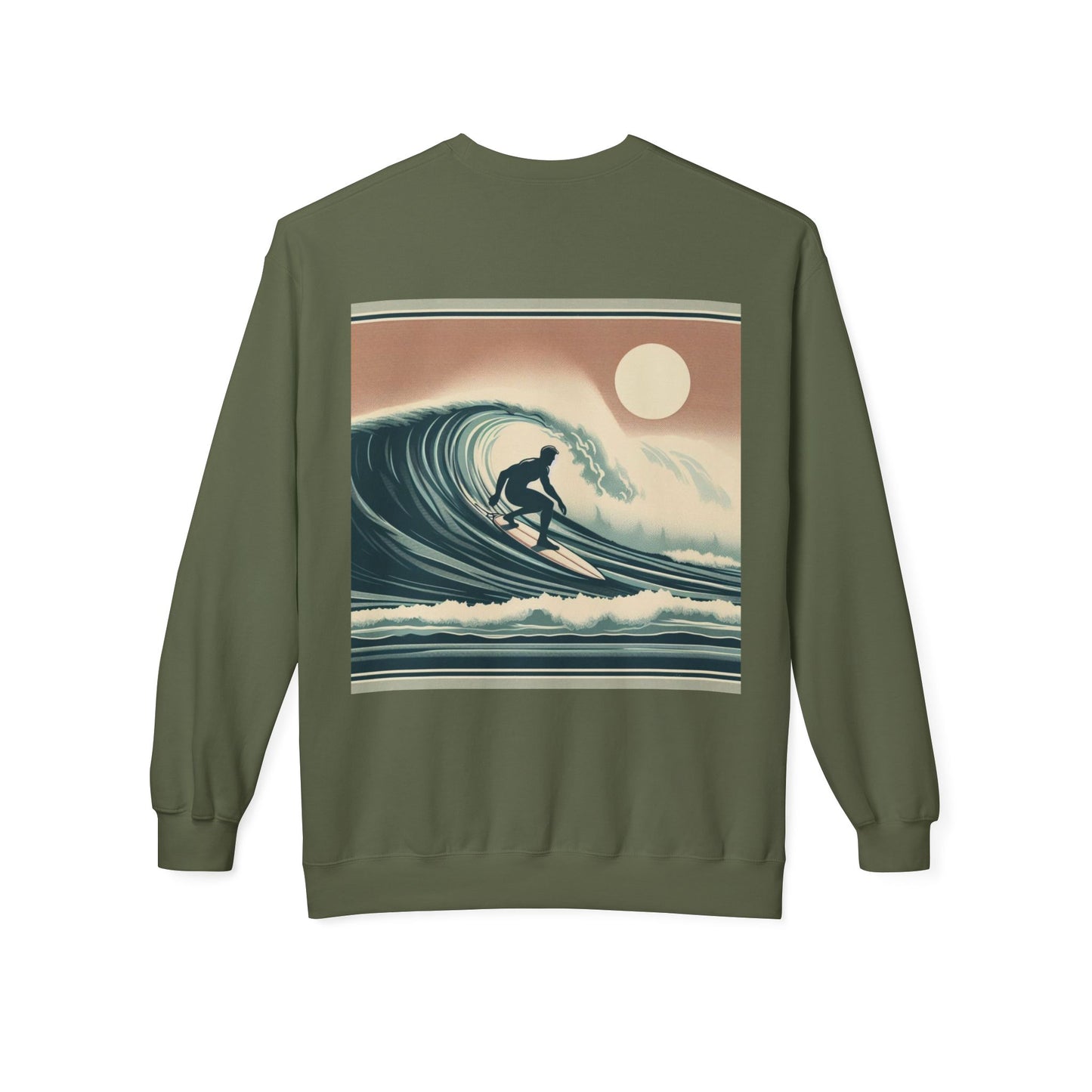 Juicy Clams Unisex Midweight Fleece Crewneck Sweatshirt (V041)