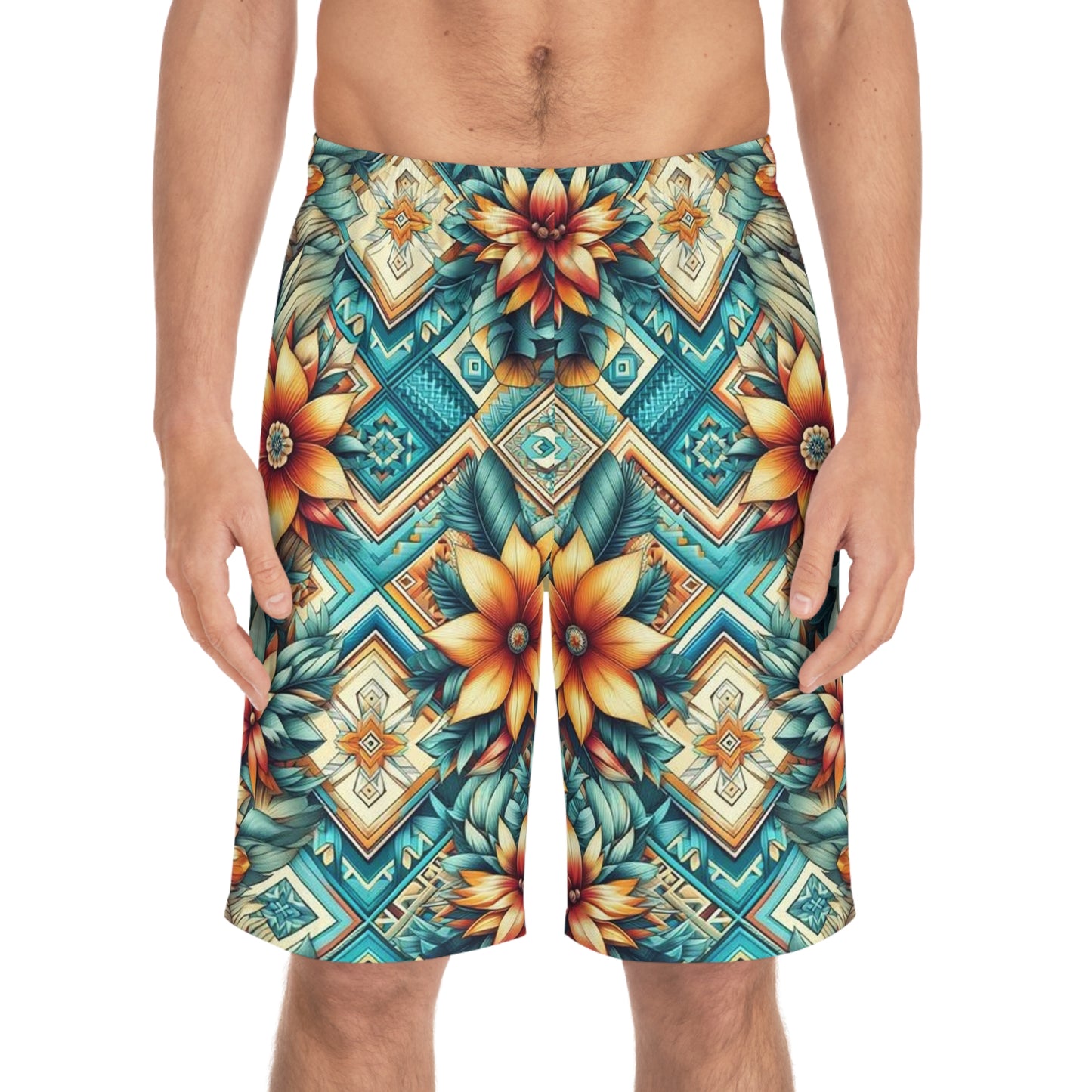 Juicy Clams Men's Board Shorts (1027)