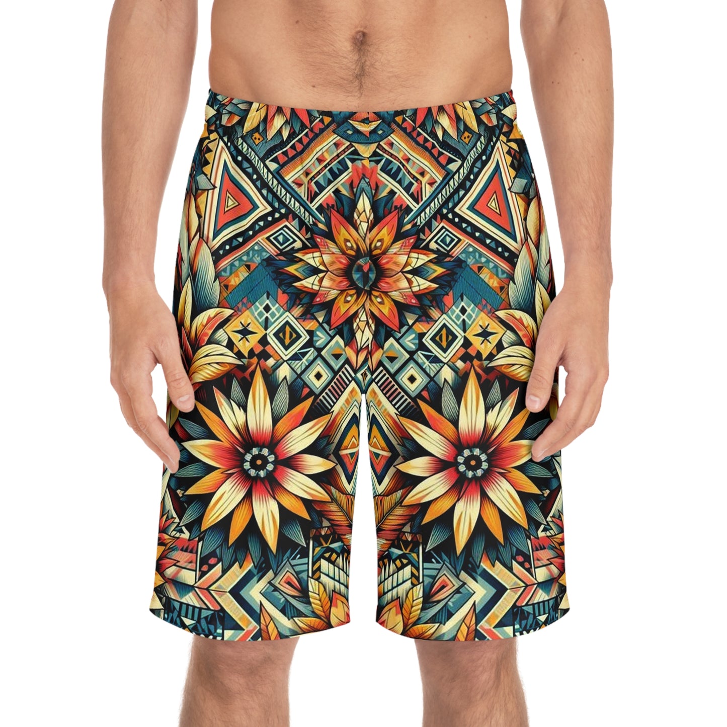Juicy Clams Men's Board Shorts (H070)