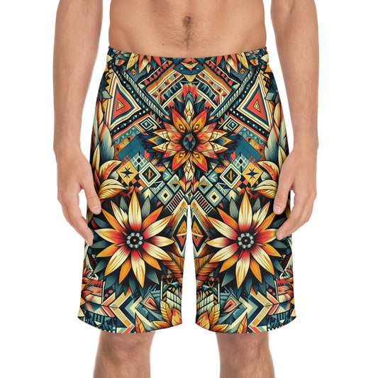 Juicy Clams Men's Board Shorts (H070)