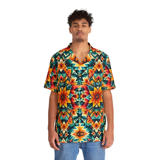 Juicy Clams Men's Hawaiian Shirt (1006)