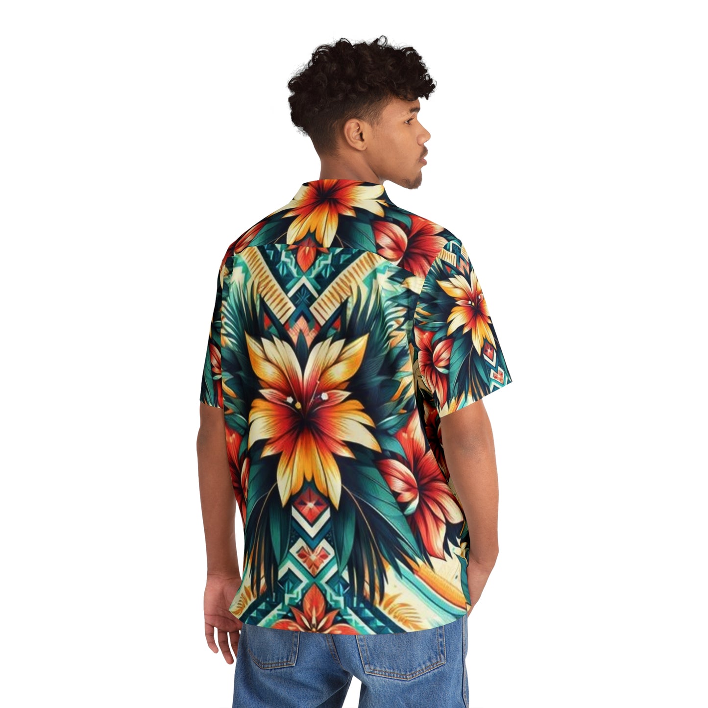 Juicy Clams Men's Hawaiian Shirt (1166)