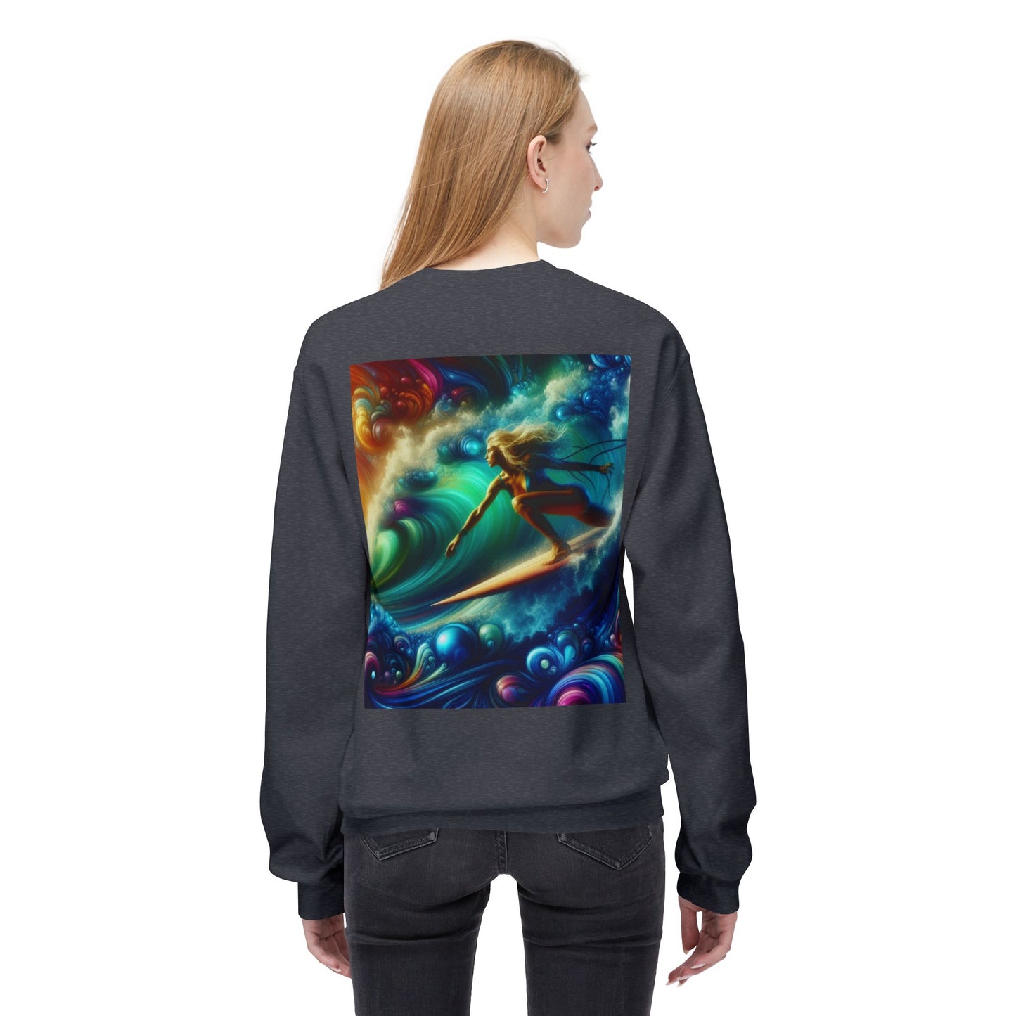 Juicy Clams Unisex Midweight Fleece Crewneck Sweatshirt (D010)