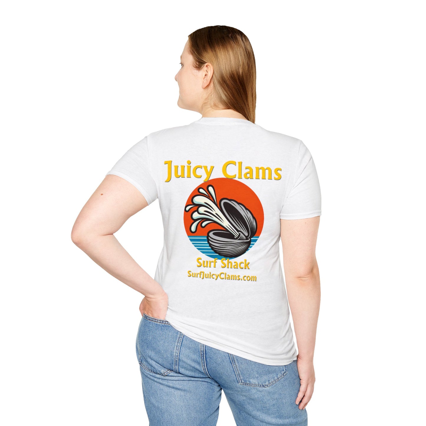 Juicy Clams Unisex Logo T-Shirt (L005)