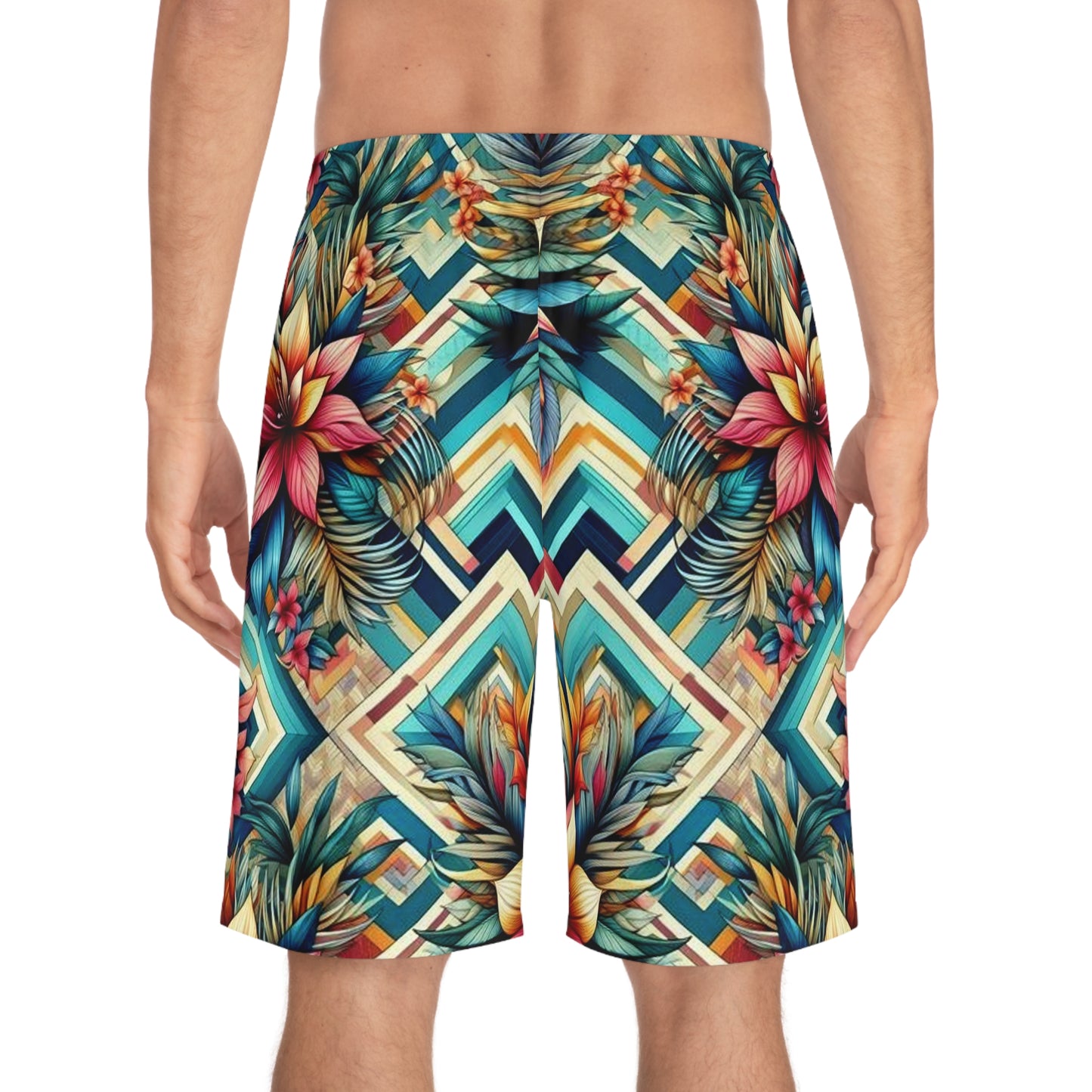 Juicy Clams Men's Board Shorts (H016)
