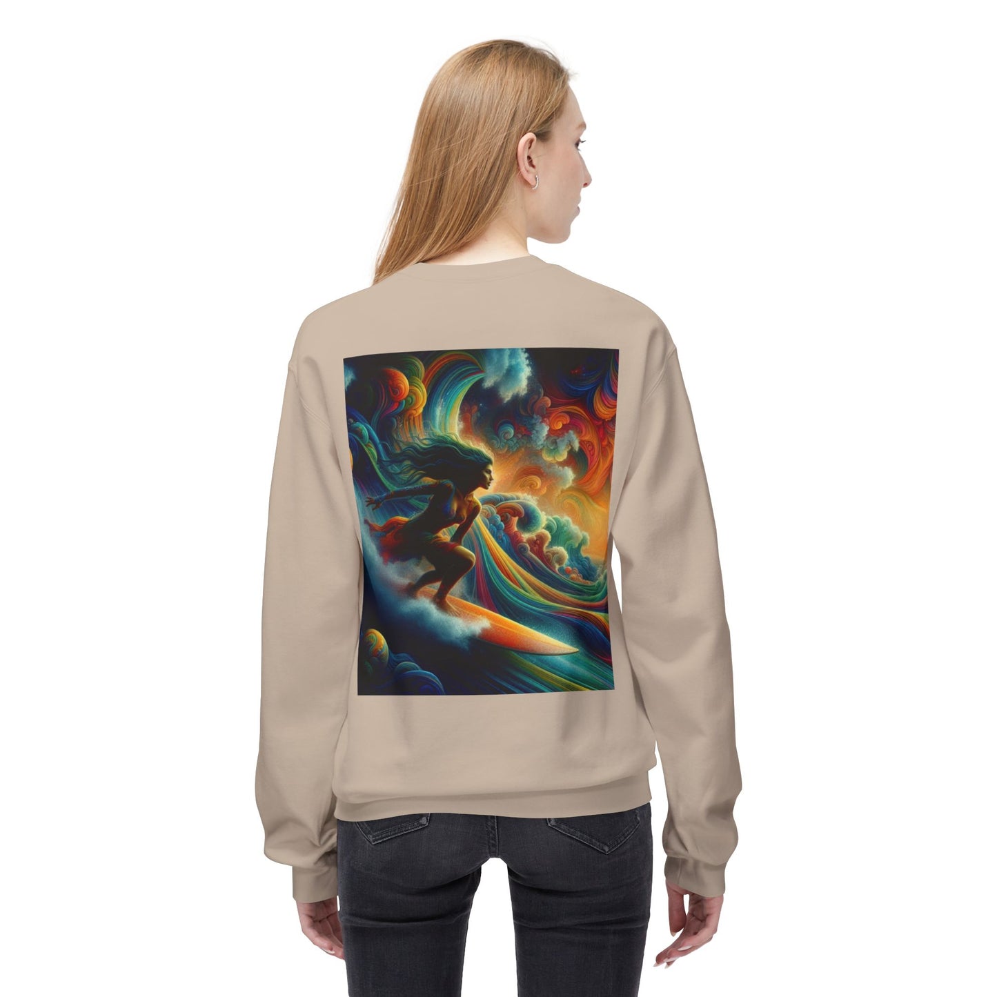 Juicy Clams Unisex Midweight Fleece Crewneck Sweatshirt (D016)