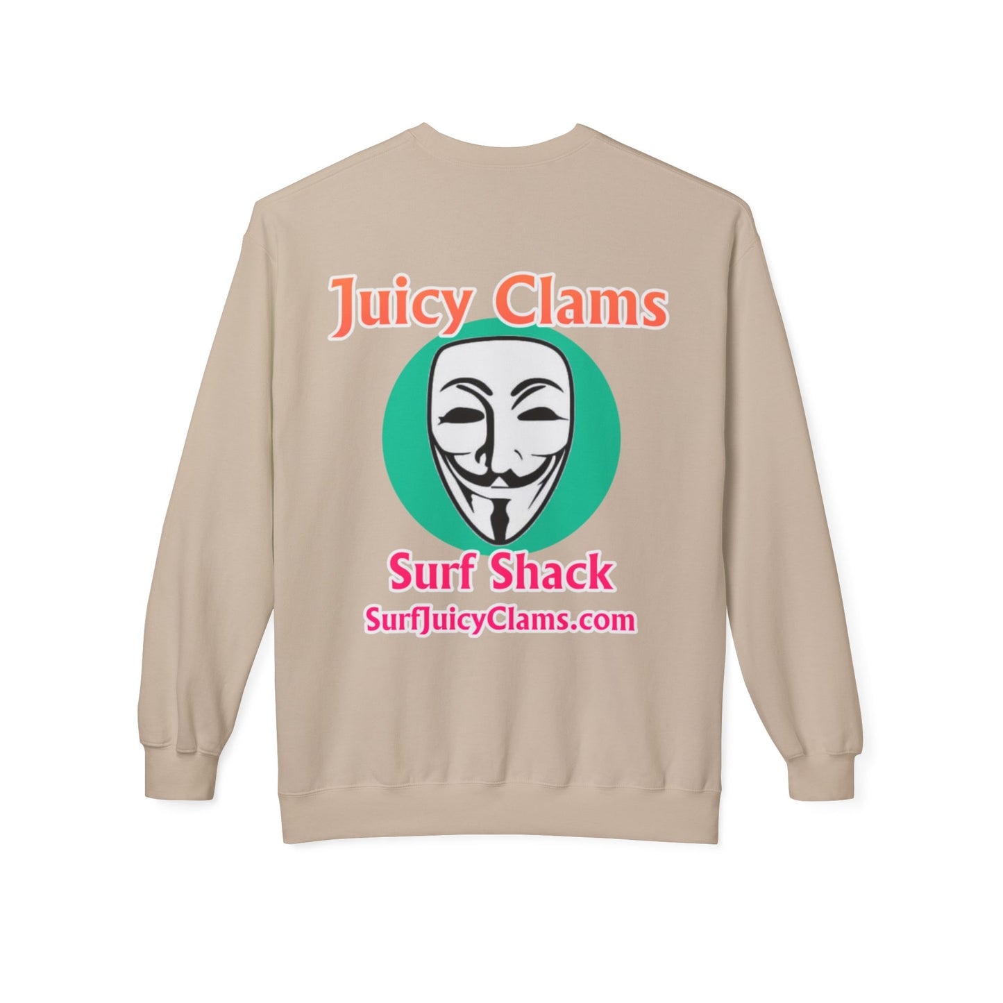 Juicy Clams Unisex Midweight Fleece Crewneck Sweatshirt (L030)