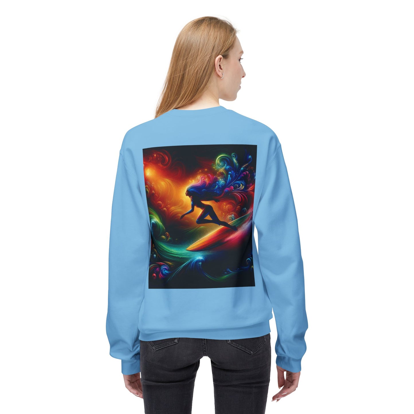 Juicy Clams Unisex Midweight Fleece Crewneck Sweatshirt (D011)