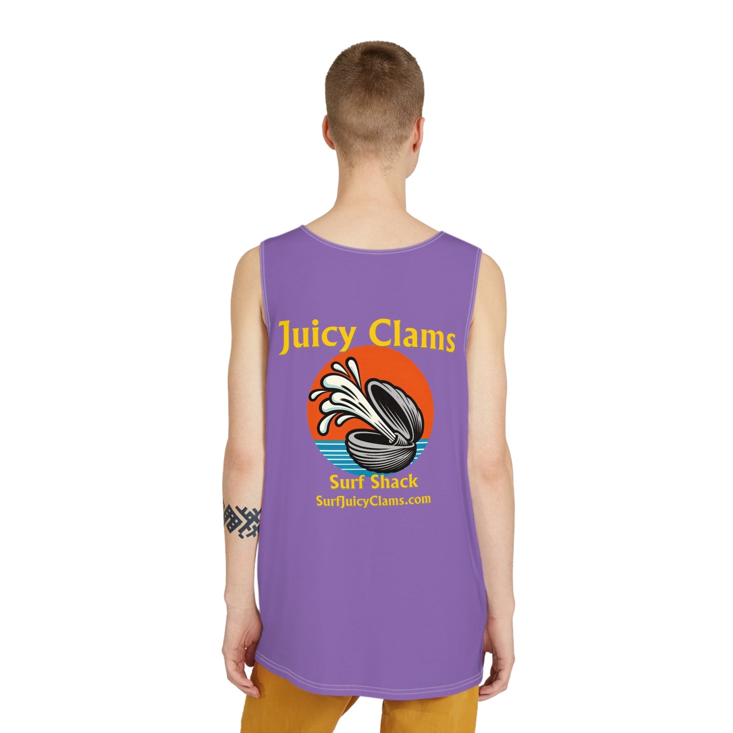Juicy Clams Men's Logo Tank (A005)