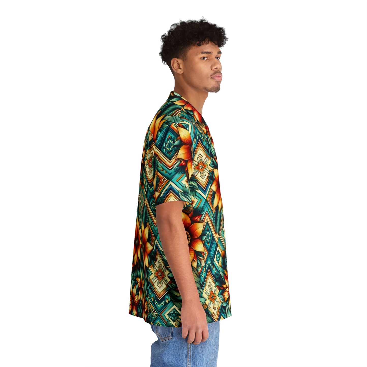 Juicy Clams Men's Hawaiian Shirt (H027)