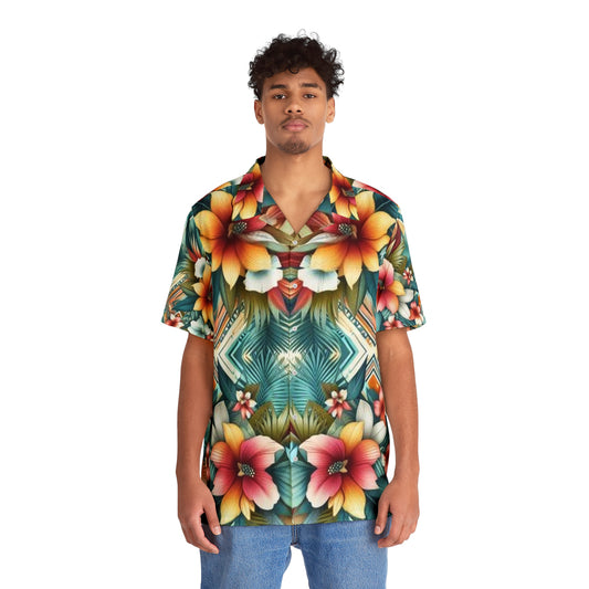 Juicy Clams Men's Hawaiian Shirt (1020)