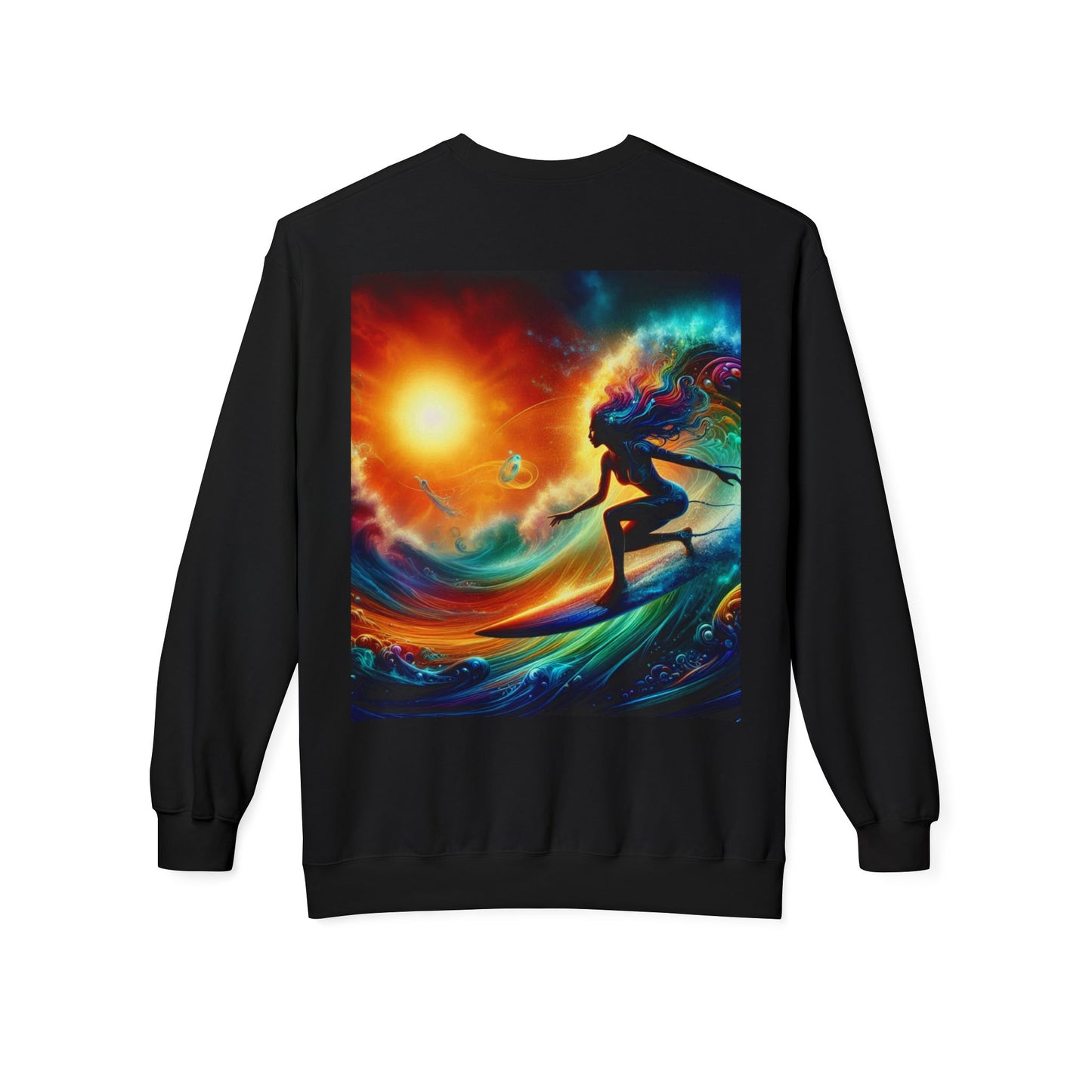 Juicy Clams Unisex Midweight Fleece Crewneck Sweatshirt (D033)