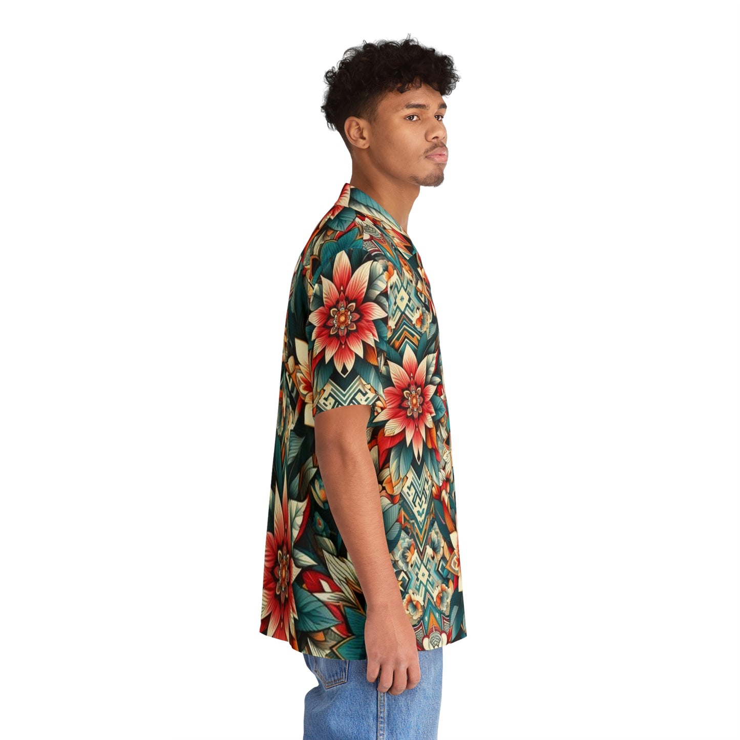 Juicy Clams Men's Hawaiian Shirt (1024)