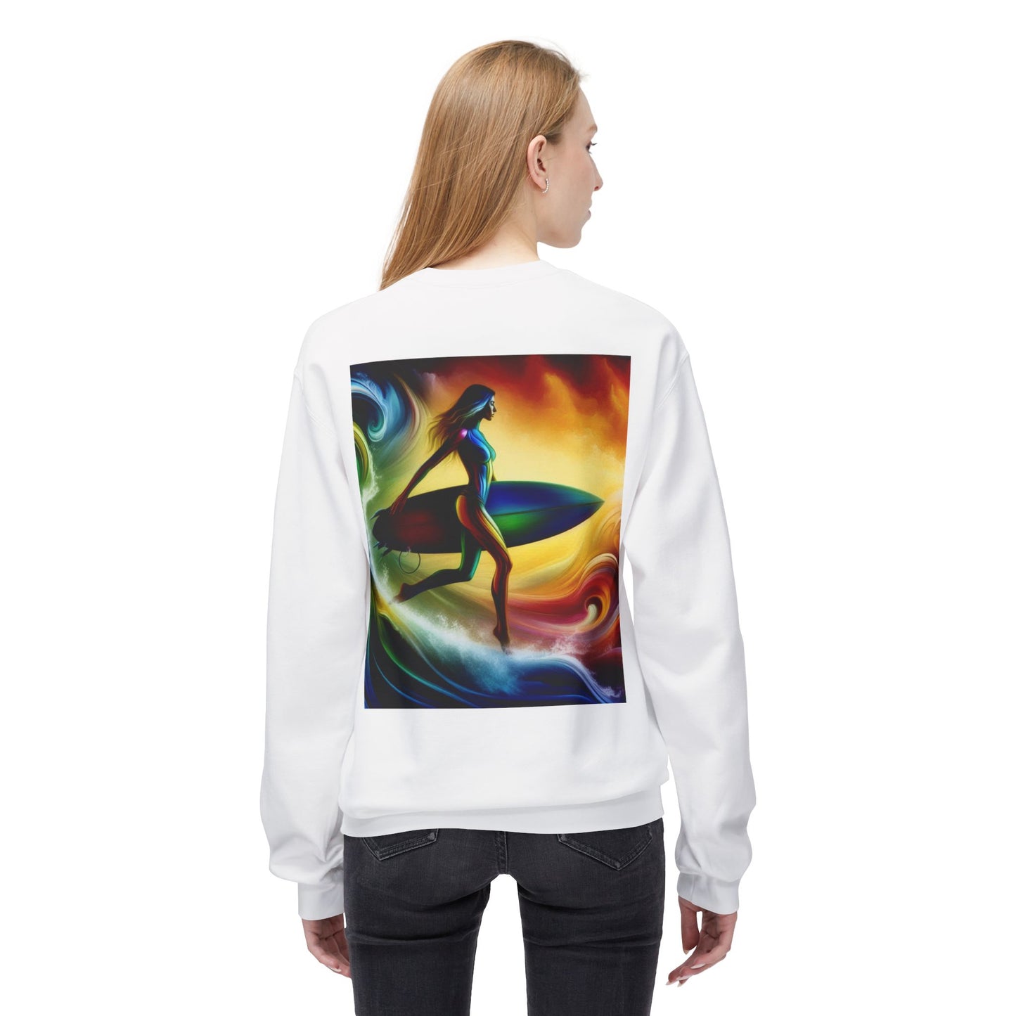 Juicy Clams Unisex Midweight Fleece Crewneck Sweatshirt (D003)