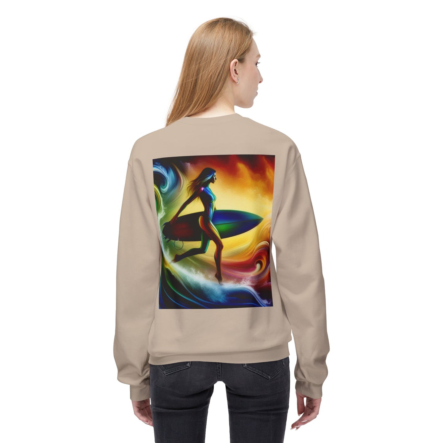 Juicy Clams Unisex Midweight Fleece Crewneck Sweatshirt (D003)