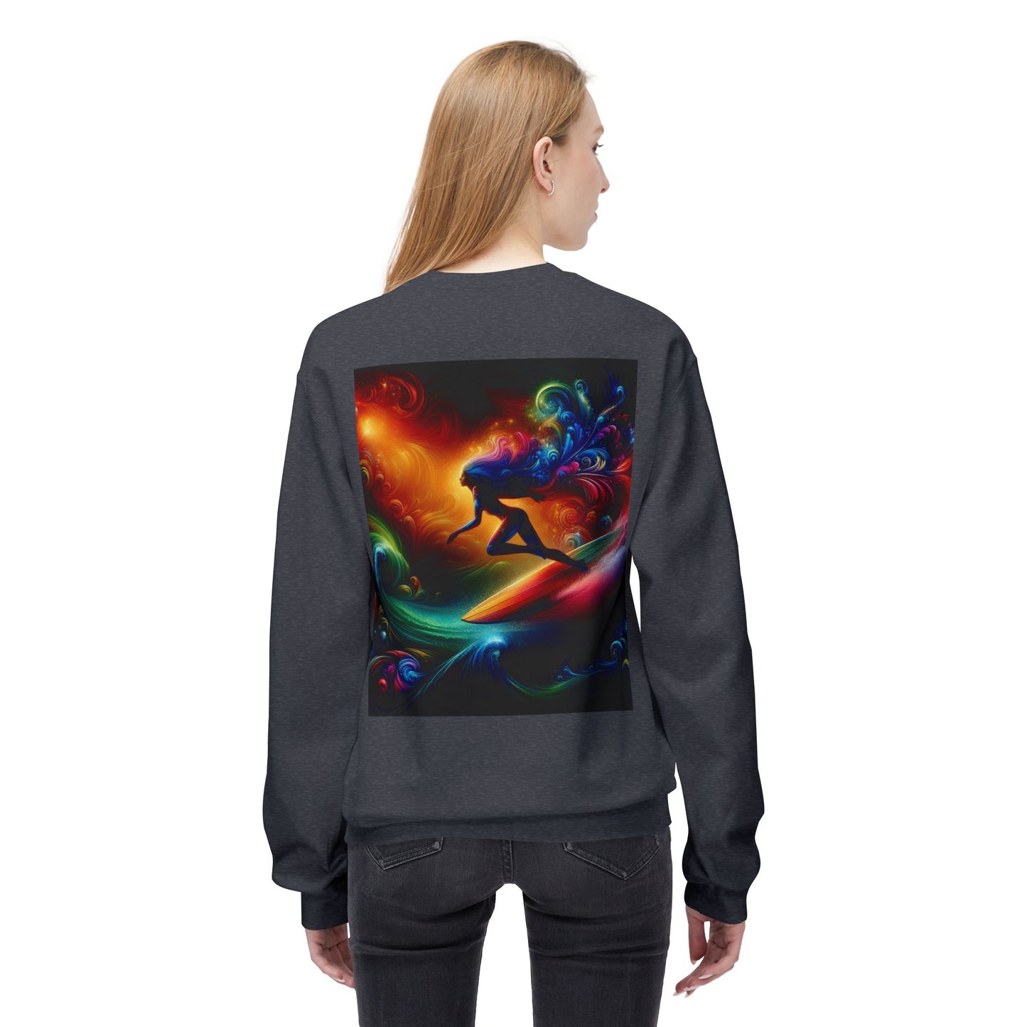 Juicy Clams Unisex Midweight Fleece Crewneck Sweatshirt (D011)