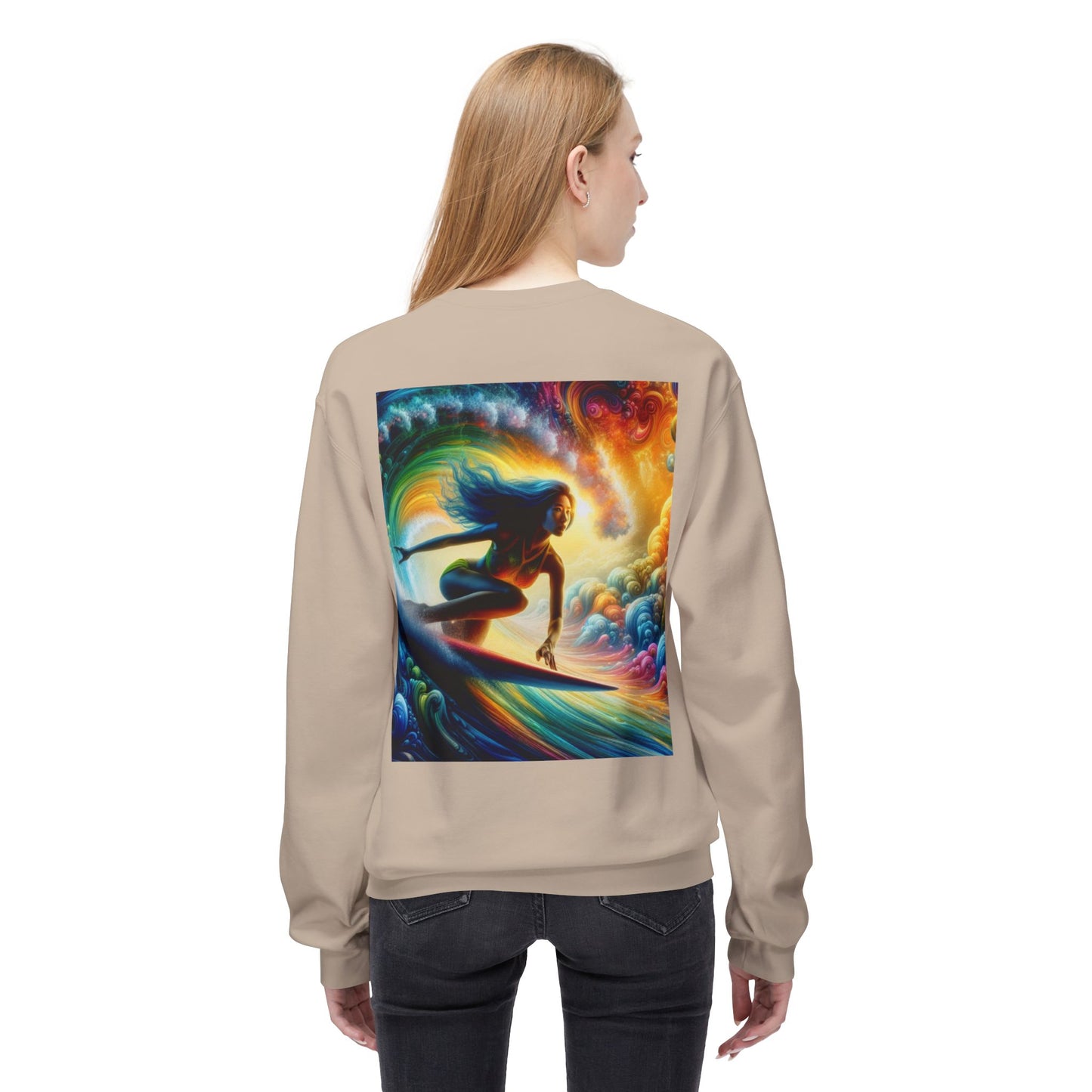 Juicy Clams Unisex Midweight Fleece Crewneck Sweatshirt (D021)