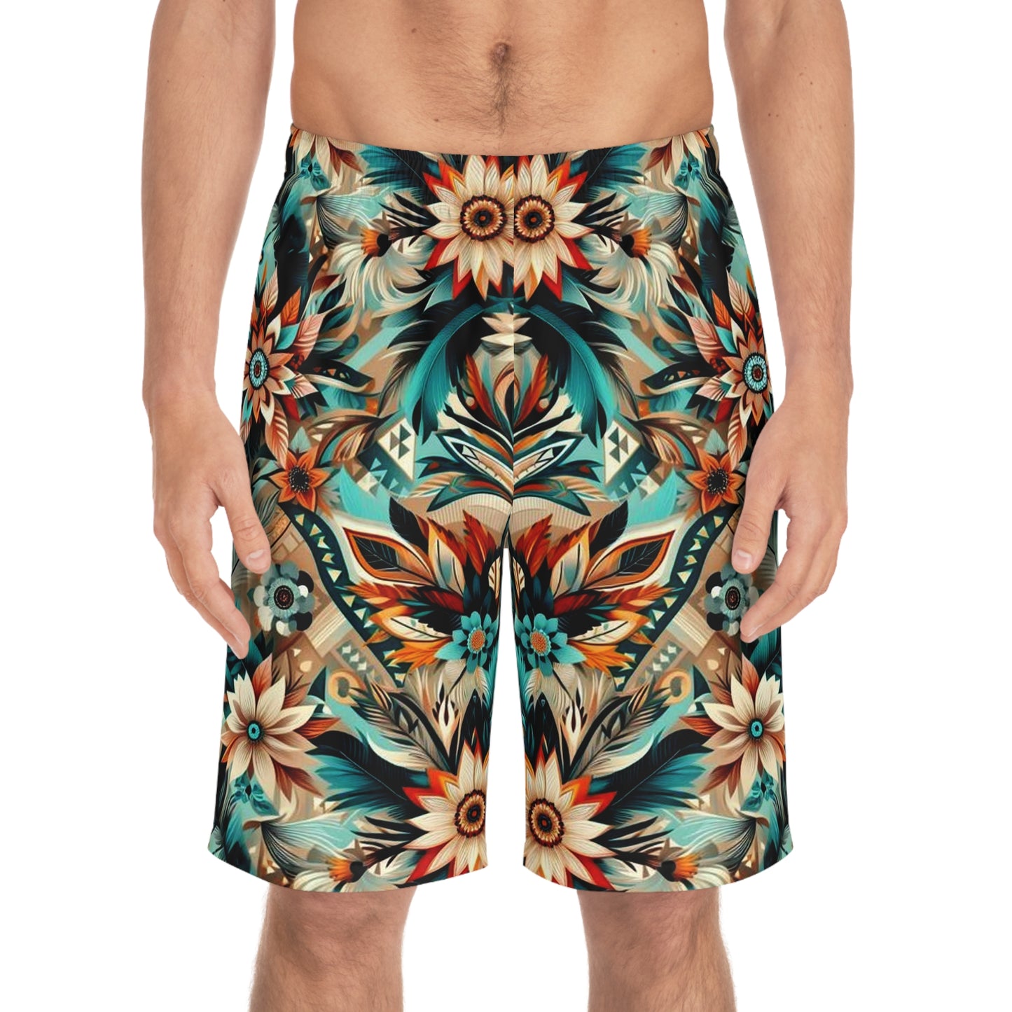 Juicy Clams Men's Board Shorts (H043)
