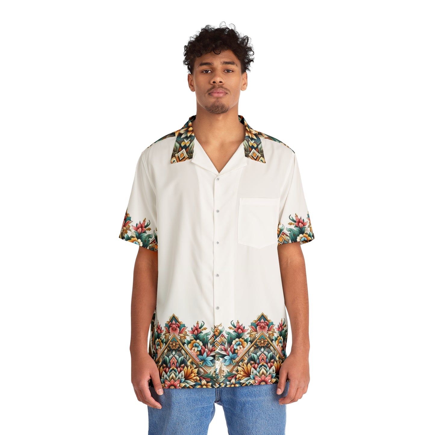 Juicy Clams Men's Hawaiian Shirt (1145)