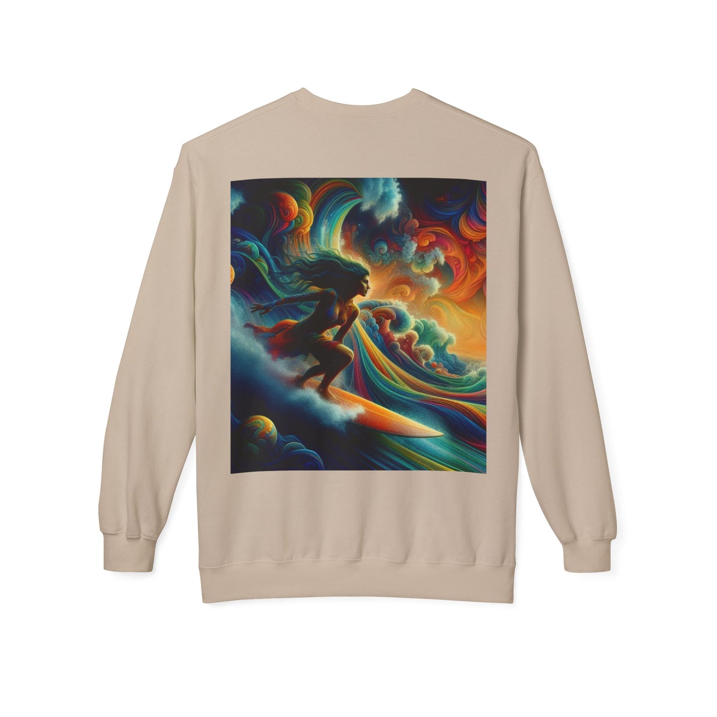 Juicy Clams Unisex Midweight Fleece Crewneck Sweatshirt (D016)