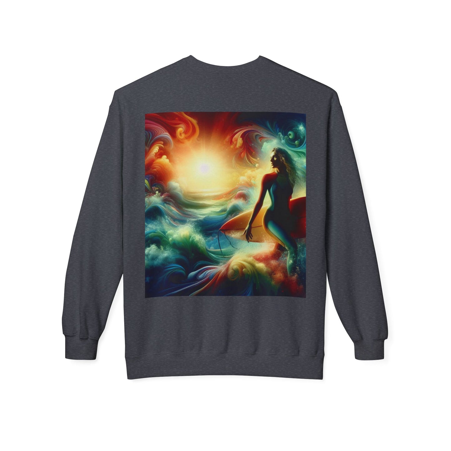 Juicy Clams Unisex Midweight Fleece Crewneck Sweatshirt (D004)