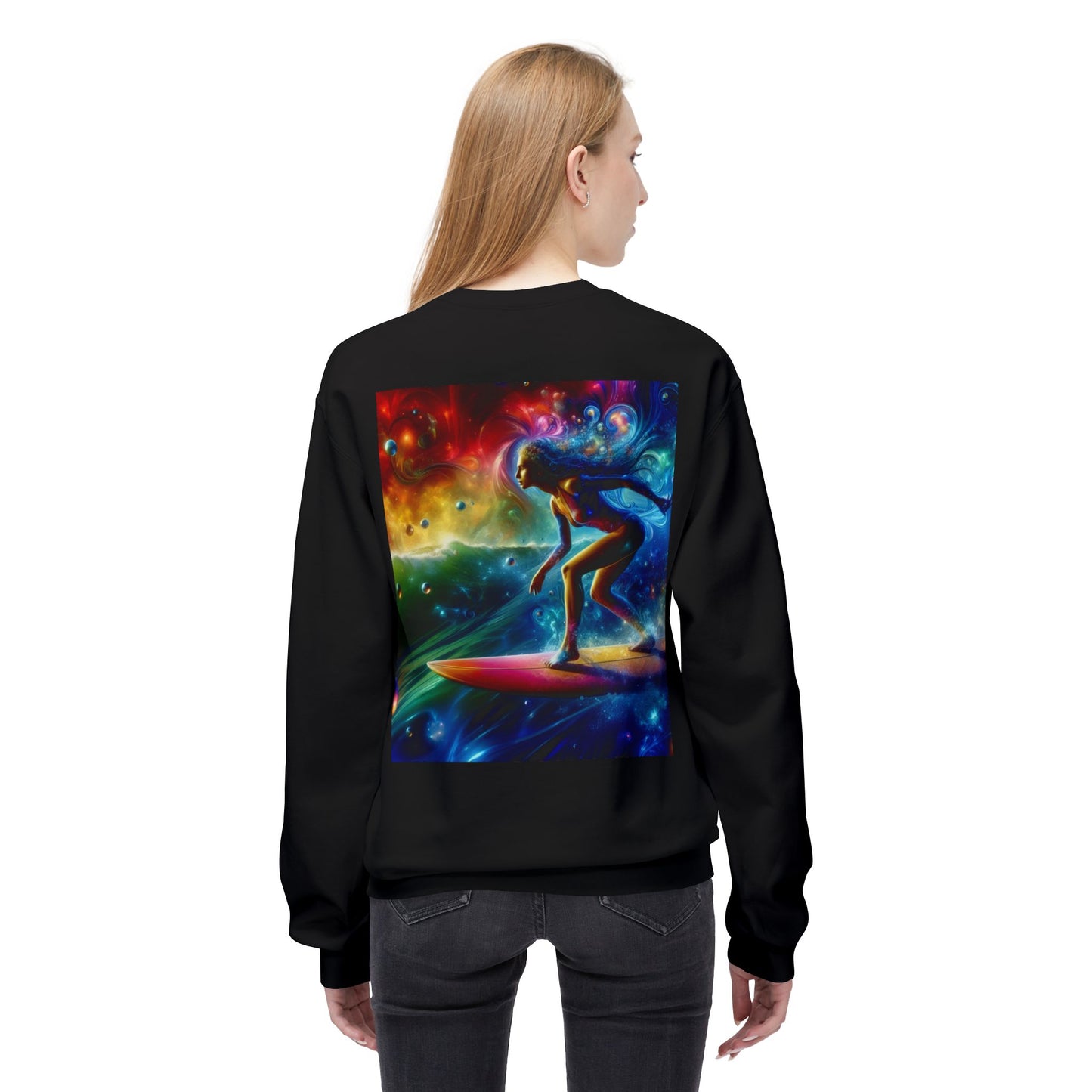 Juicy Clams Unisex Midweight Fleece Crewneck Sweatshirt (D007)