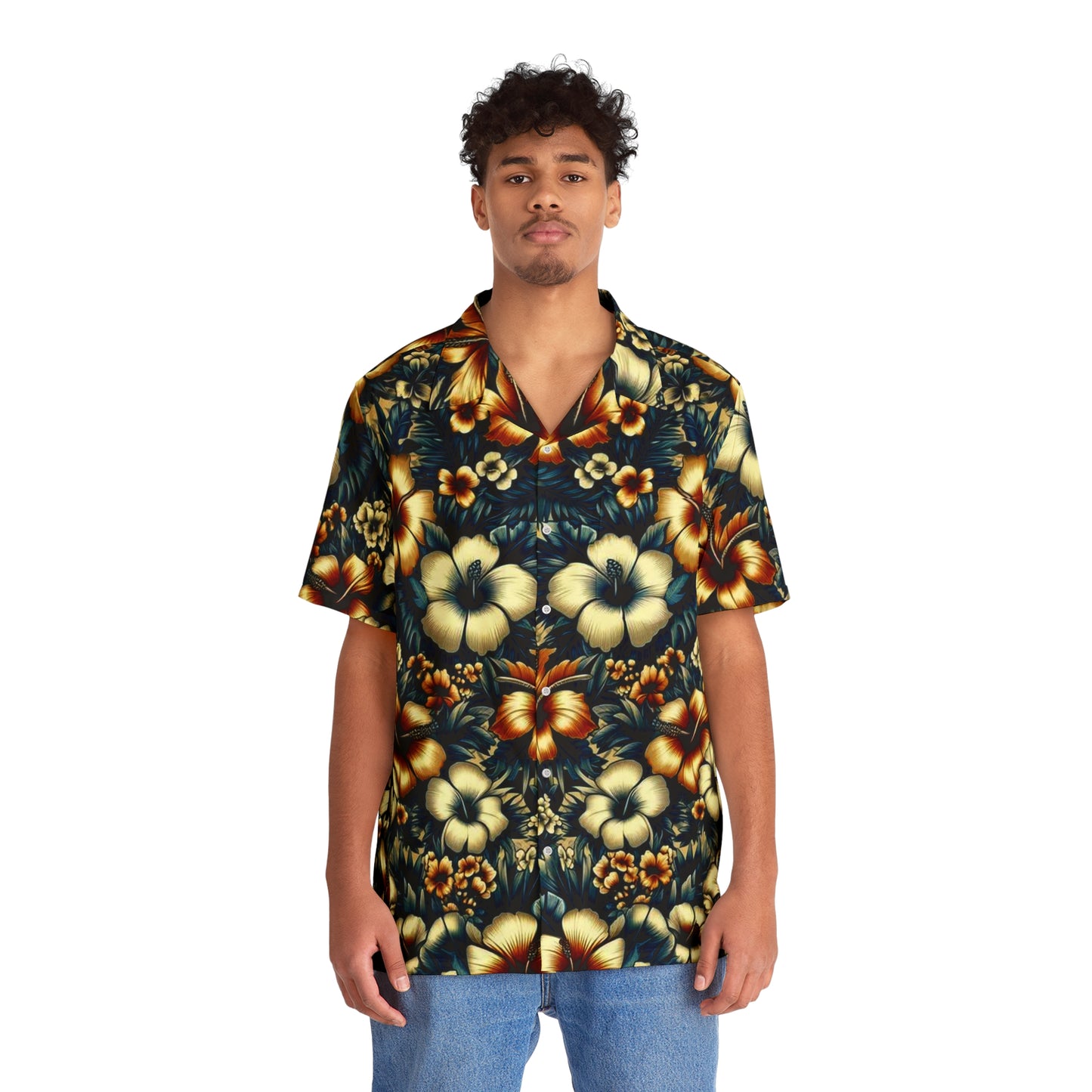 Juicy Clams Men's Hawaiian Shirt (H125)