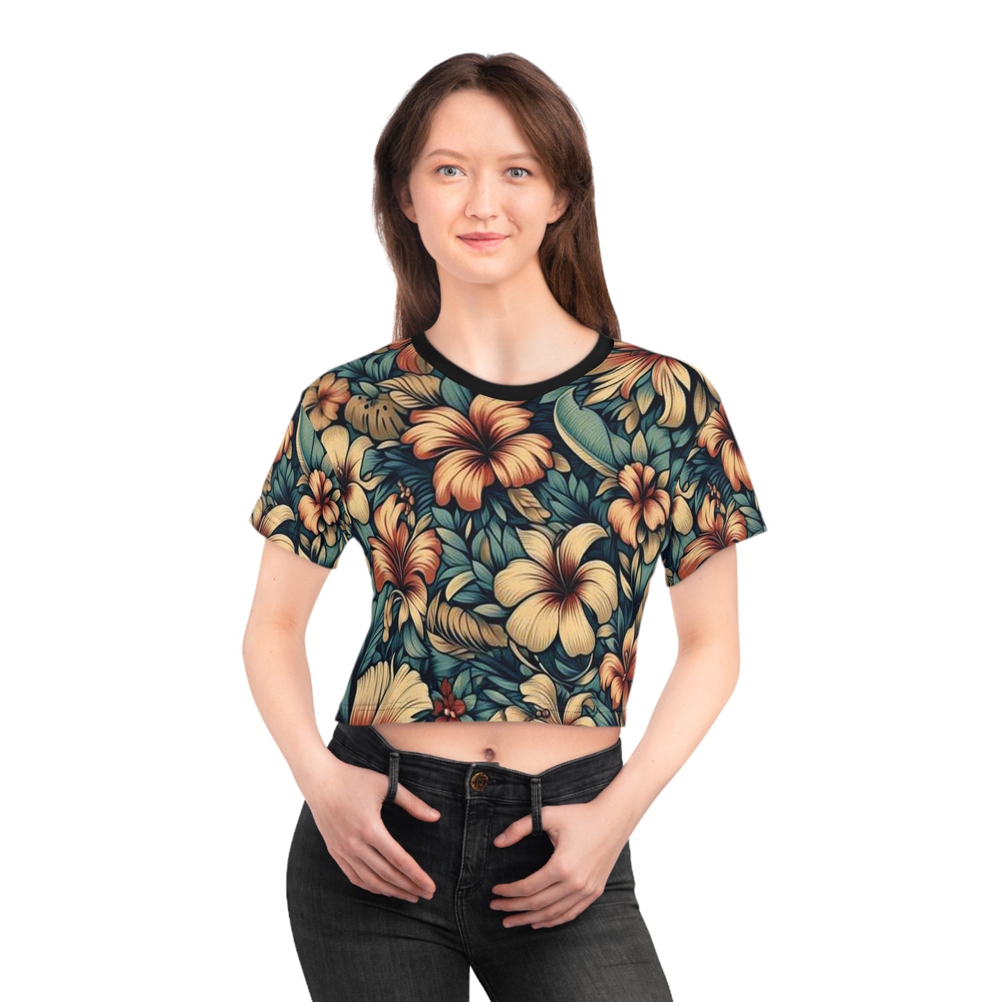 Juicy Clams Crop Top Tee (H099)