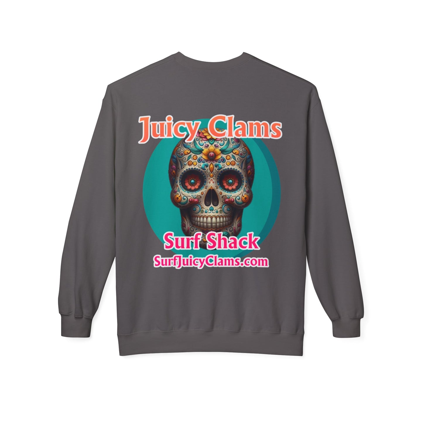 Juicy Clams Unisex Midweight Fleece Crewneck Sweatshirt (L022)