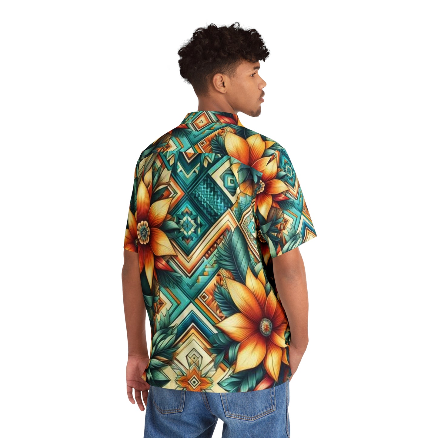 Juicy Clams Men's Hawaiian Shirt (1027)