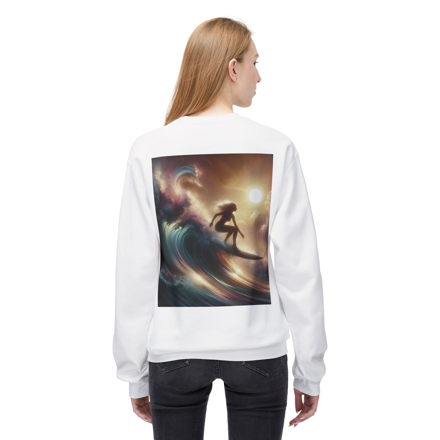 Juicy Clams Unisex Midweight Fleece Crewneck Sweatshirt (V038)