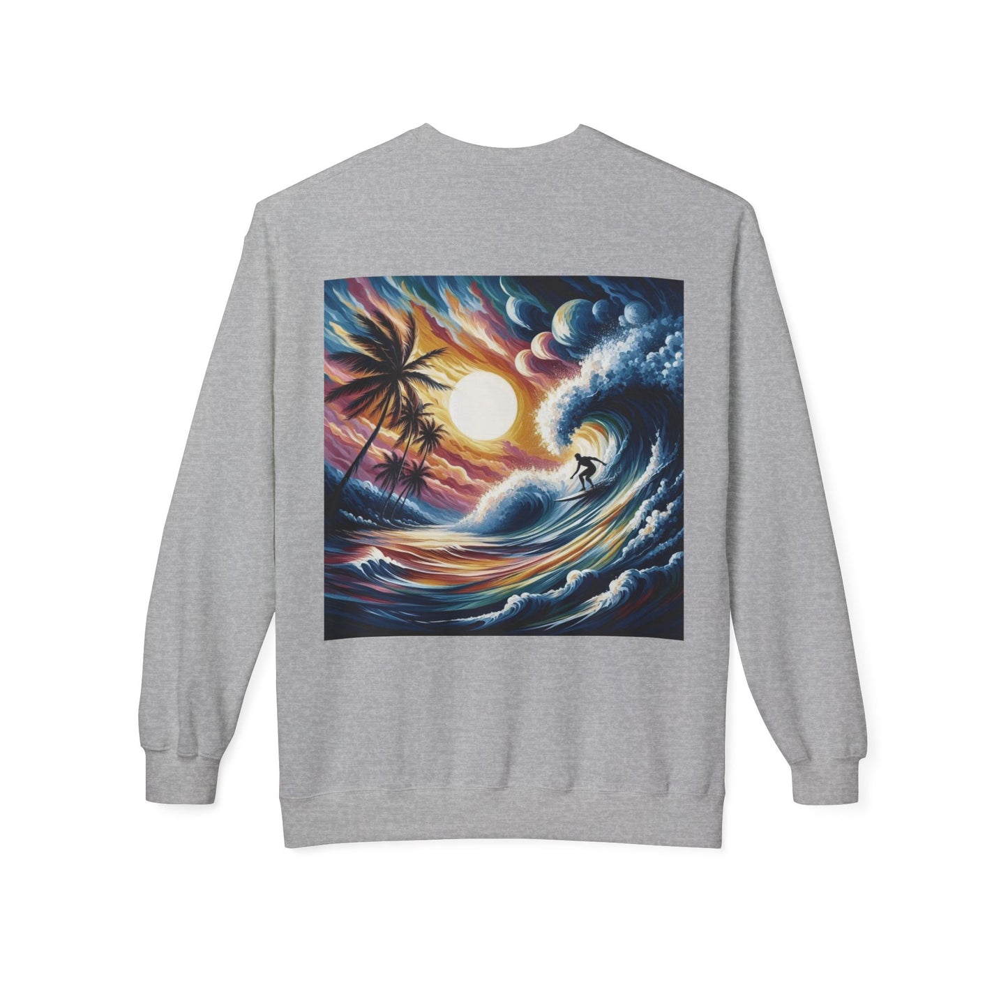 Juicy Clams Unisex Midweight Fleece Crewneck Sweatshirt (V035)