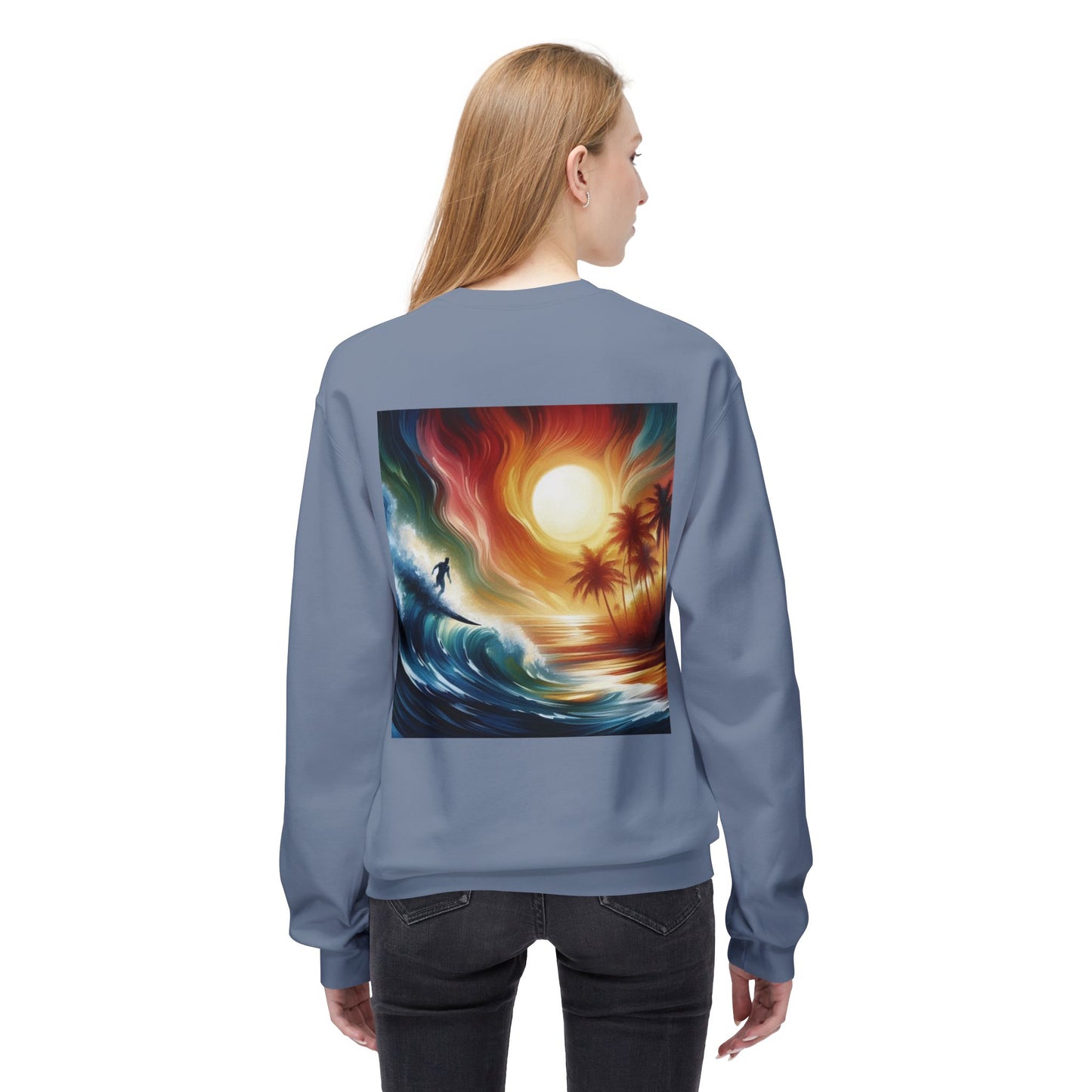 Juicy Clams Unisex Midweight Fleece Crewneck Sweatshirt (V036)