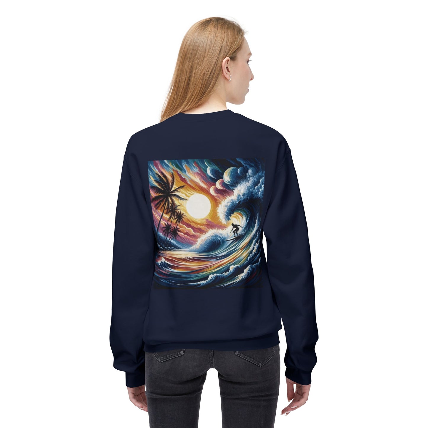 Juicy Clams Unisex Midweight Fleece Crewneck Sweatshirt (V035)