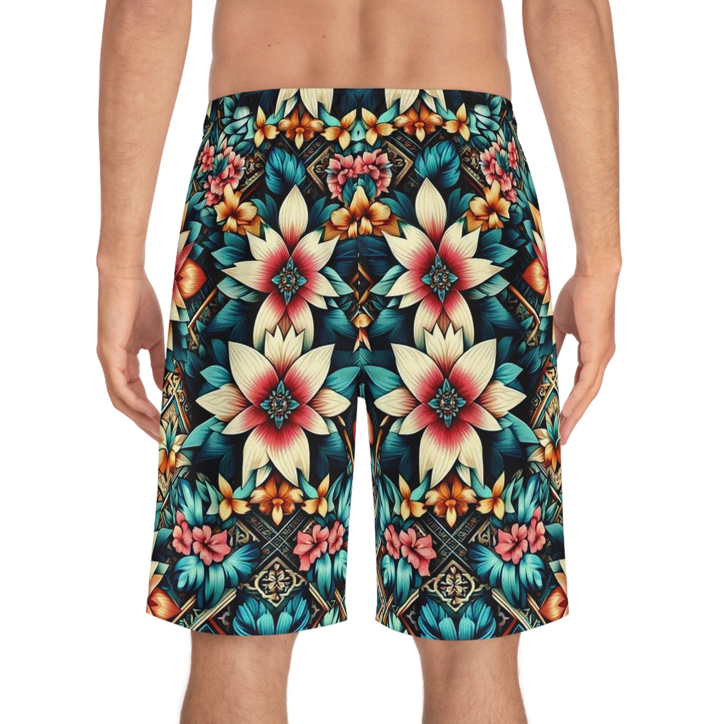 Juicy Clams Men's Board Shorts (H080)