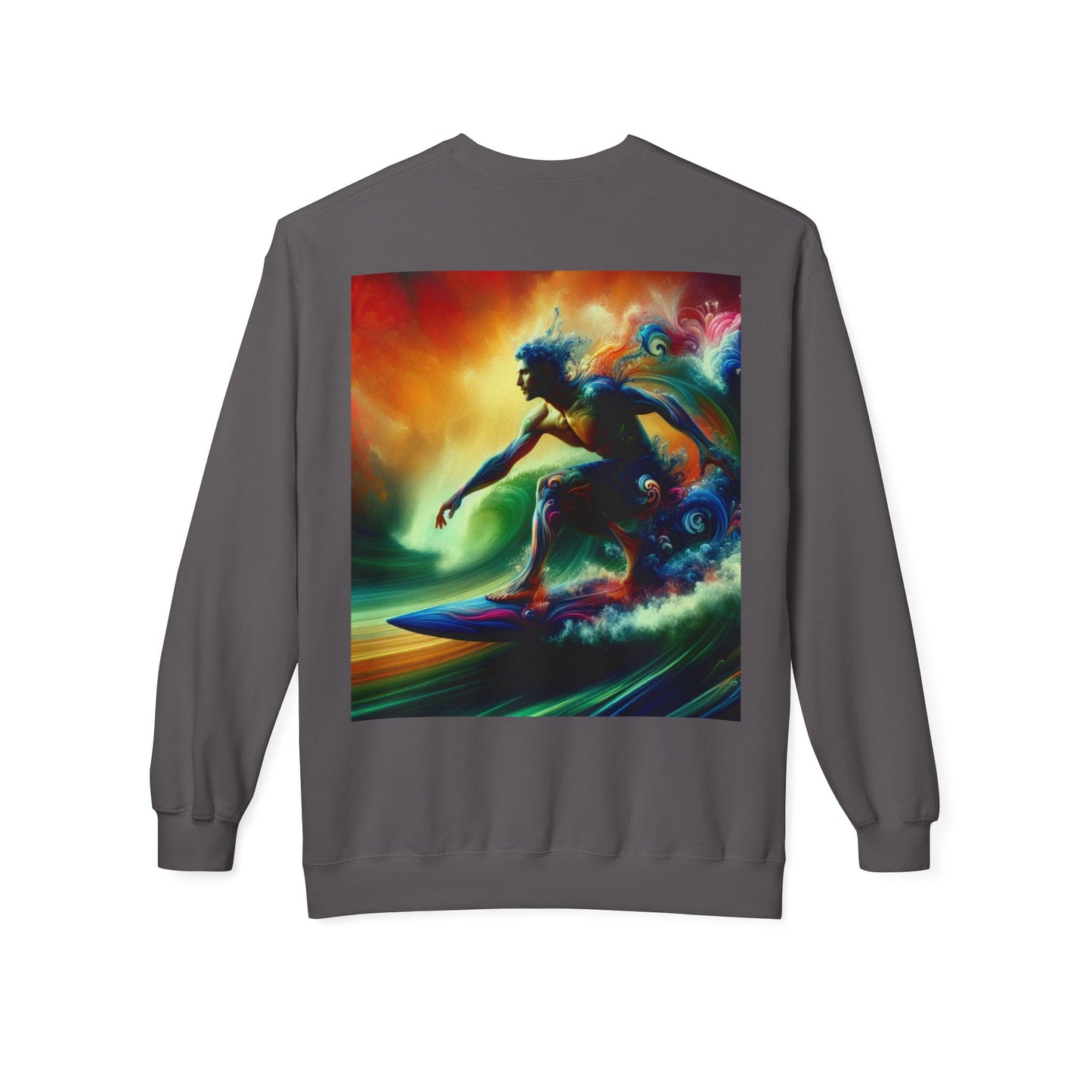 Juicy Clams Unisex Midweight Fleece Crewneck Sweatshirt (D047)