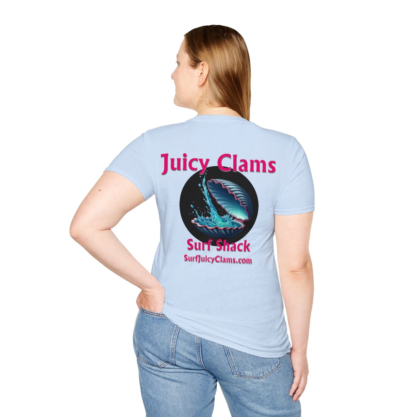 Juicy Clams Unisex Logo T-Shirt (L010)