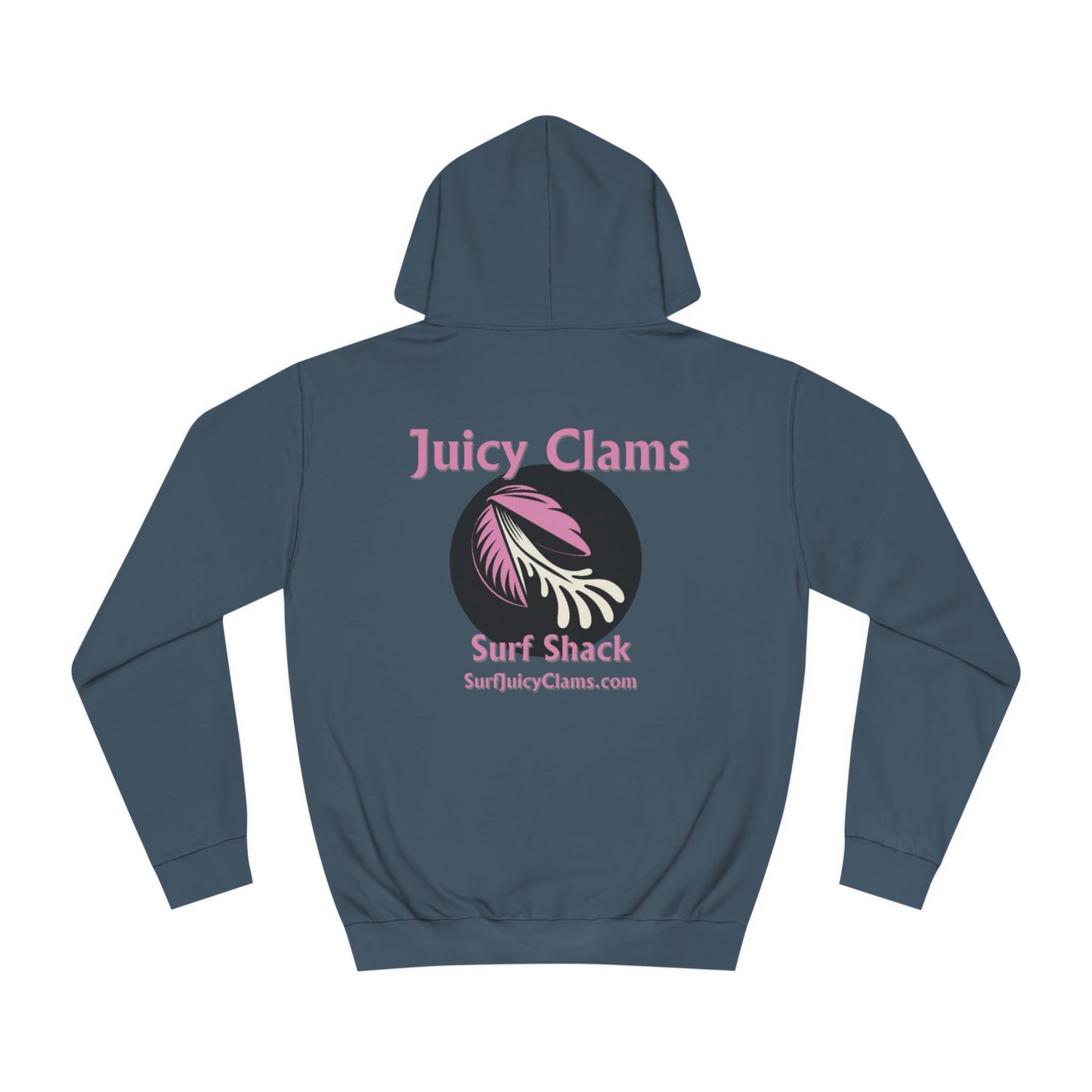 Custom Printed Hoodie | Unisex Hoodie (L001) | Juicy Clams Surf Shack