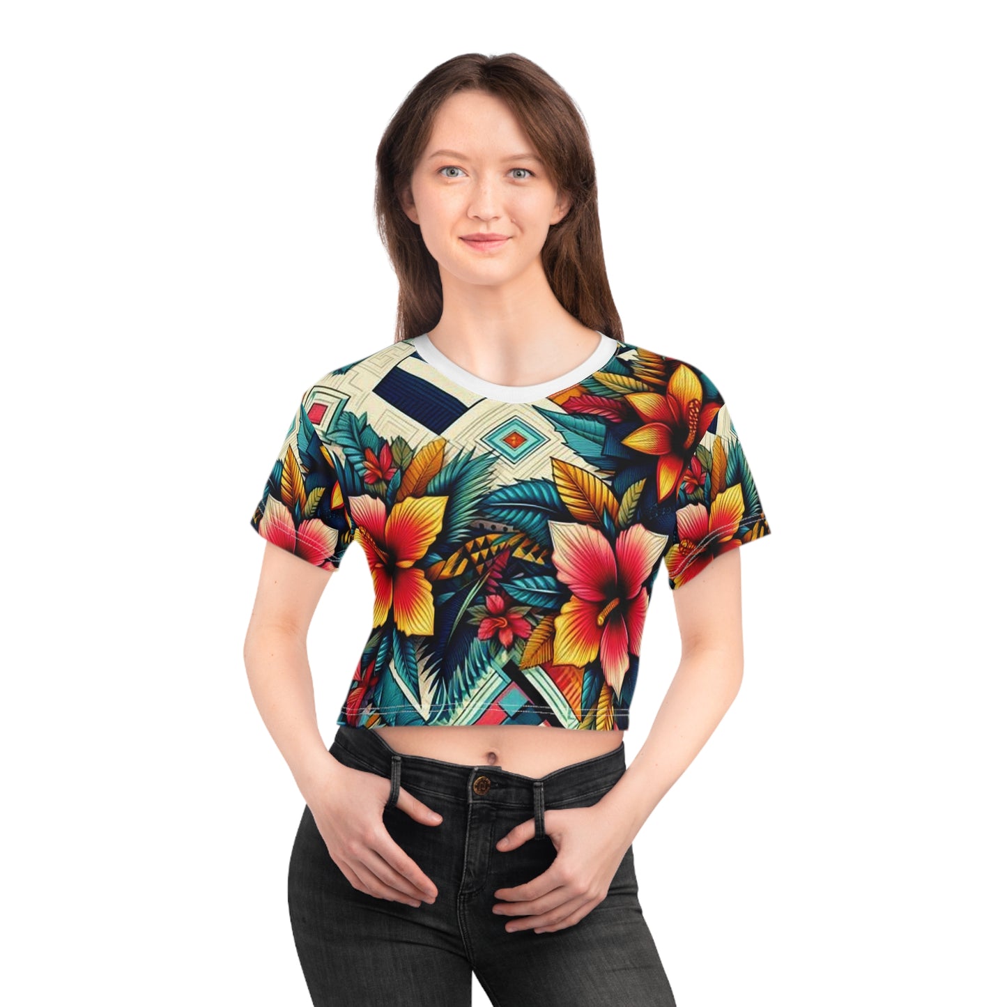 Juicy Clams Crop Top Tee (H068)