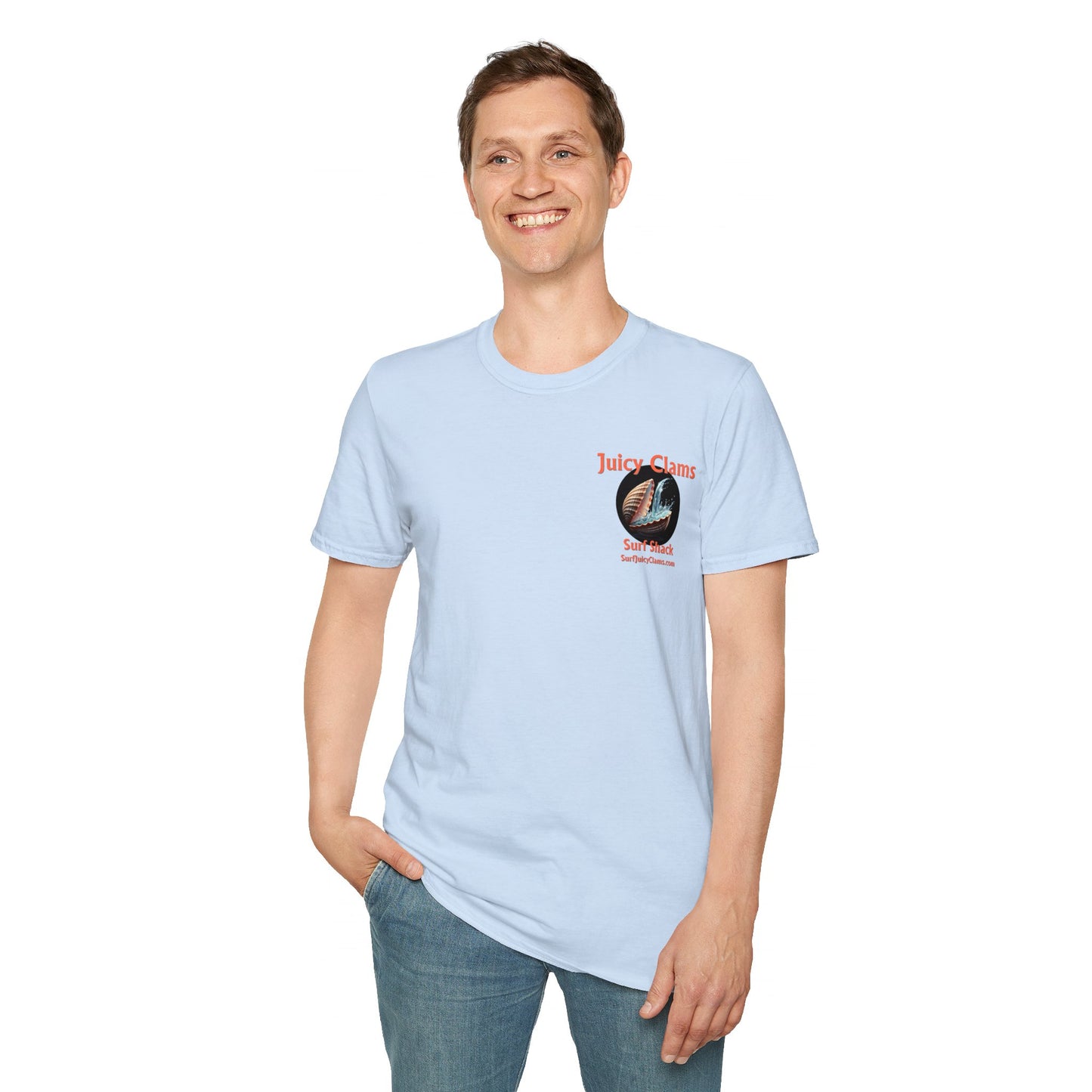 Juicy Clams Unisex Logo T-Shirt (L007)