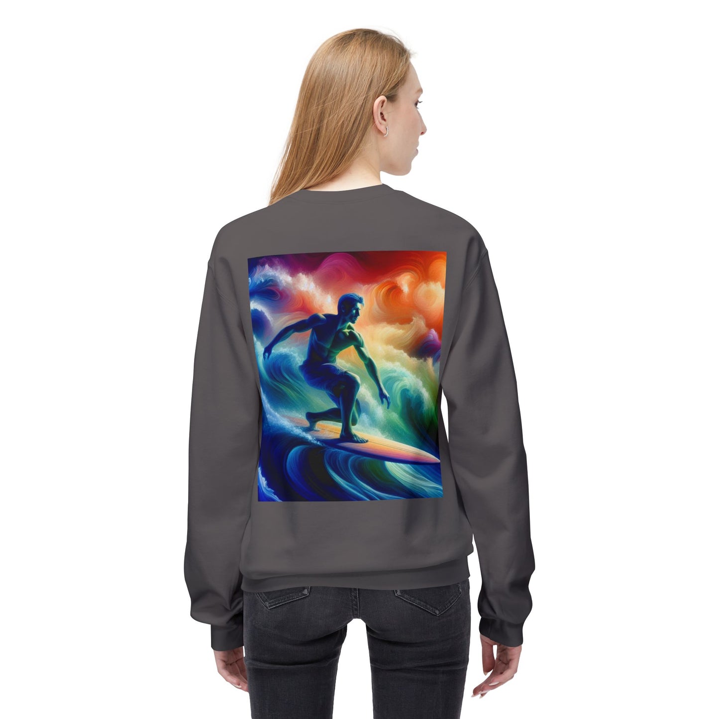 Juicy Clams Unisex Midweight Fleece Crewneck Sweatshirt (D015)