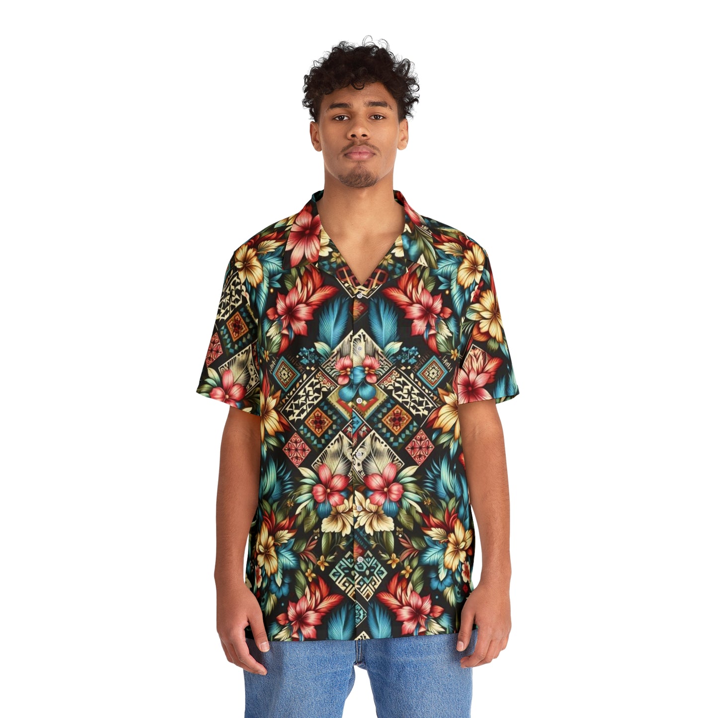 Juicy Clams Men's Hawaiian Shirt (1152)