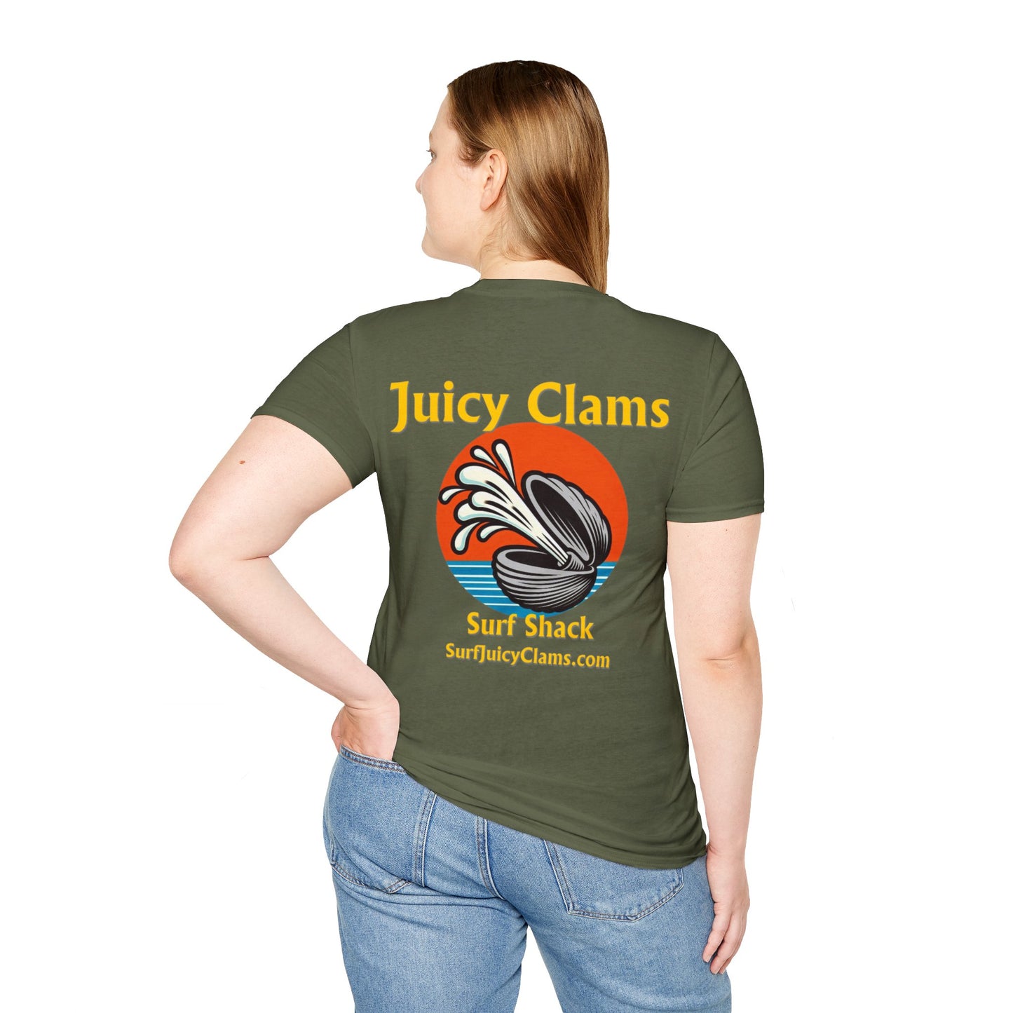Juicy Clams Unisex Logo T-Shirt (L005)