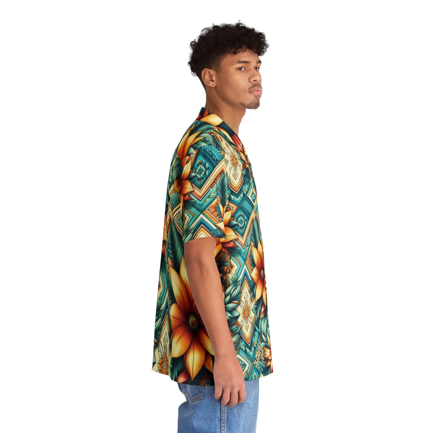 Juicy Clams Men's Hawaiian Shirt (1027)