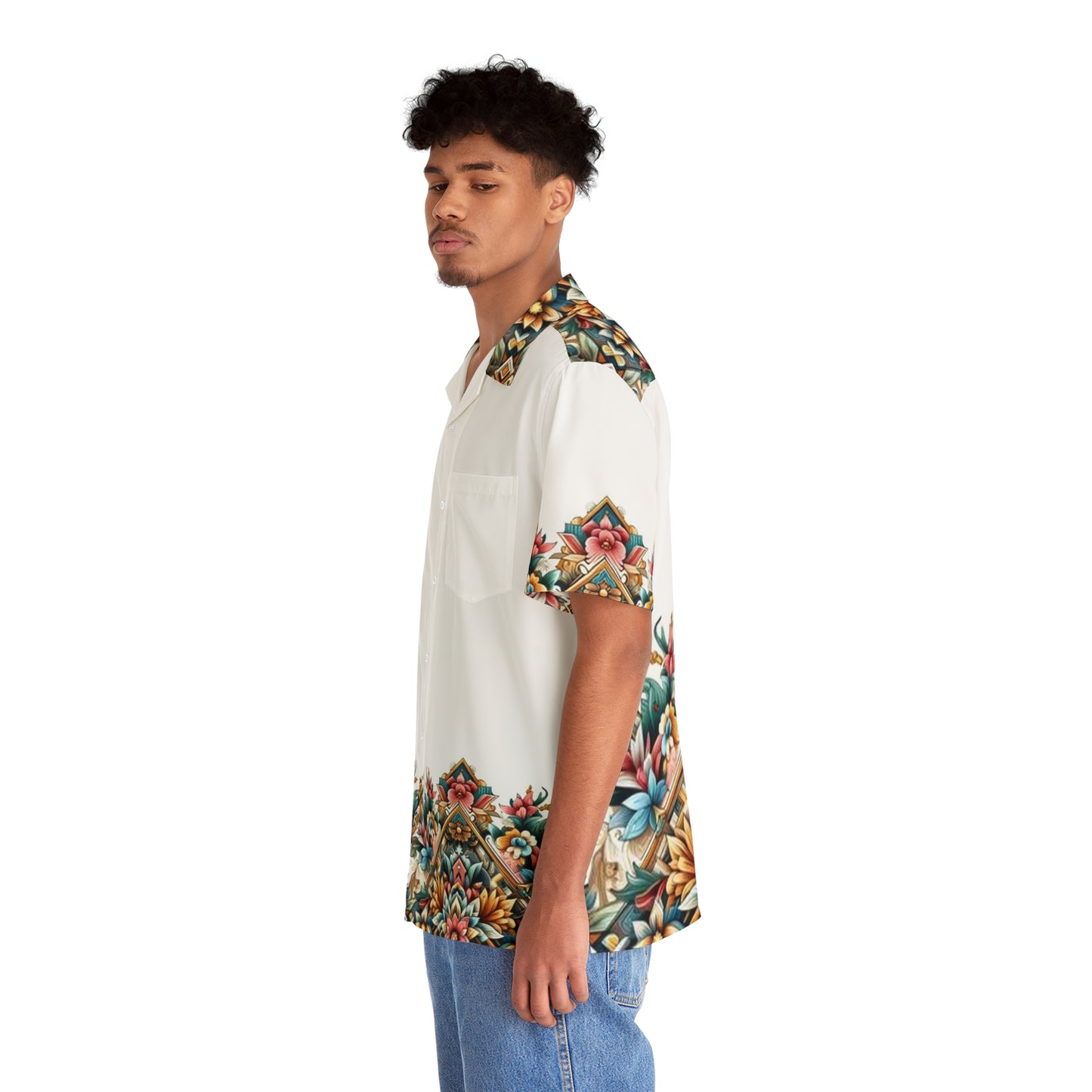 Juicy Clams Men's Hawaiian Shirt (1145)