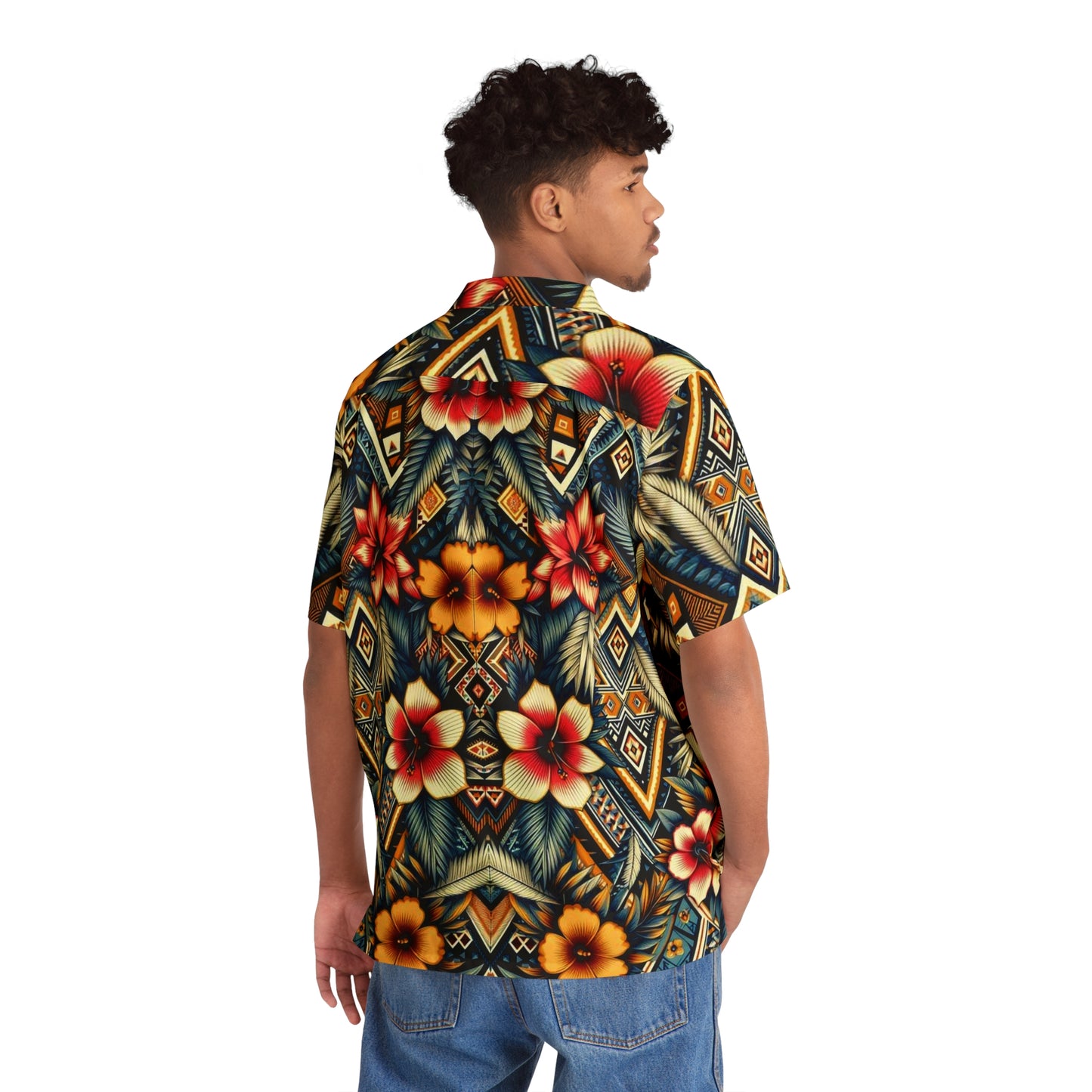 Juicy Clams Men's Hawaiian Shirt (H014)