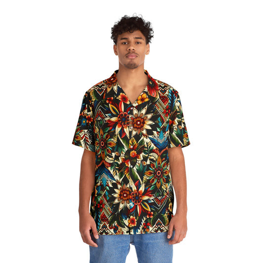 Juicy Clams Men's Hawaiian Shirt (1155)